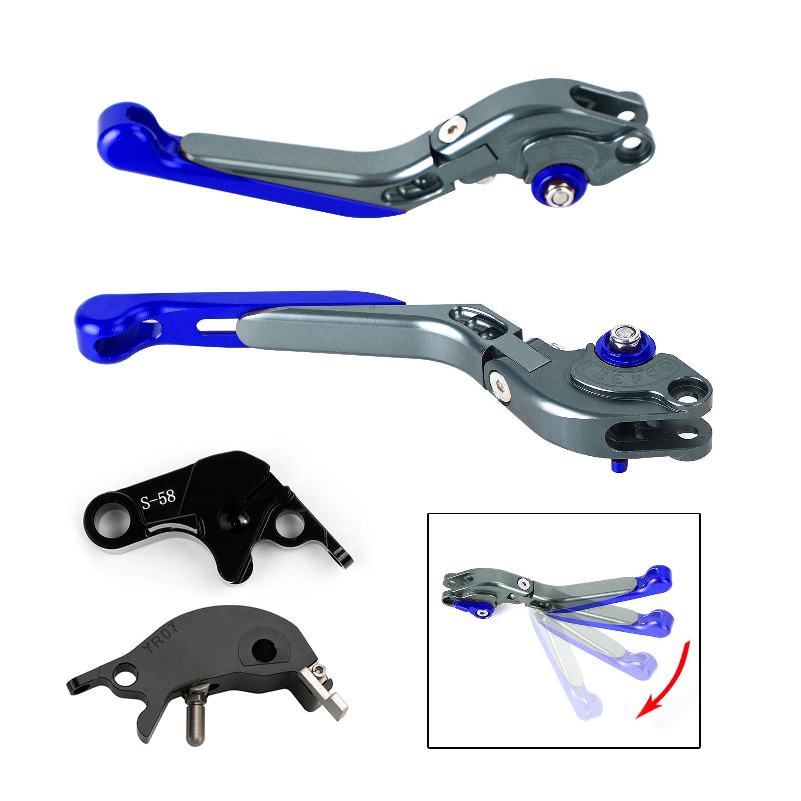 22-23 YAMAHA YZF R7 MT-10/SP FZ-10/SP Adjustable Clutch Brake Lever