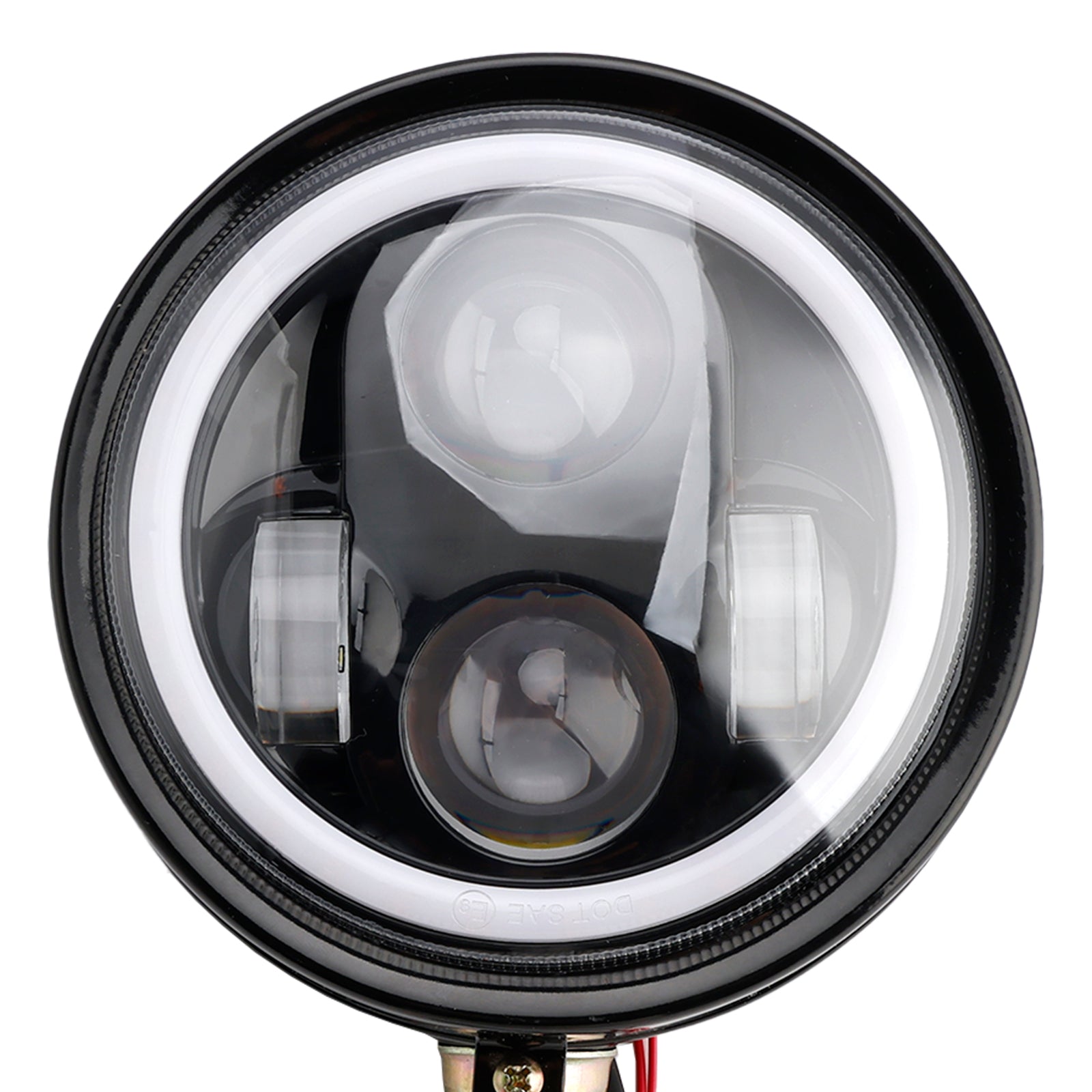Motorcycle Scooter 5.75" Motorcycle Spotlight Headlight Fog 4-Bulbs