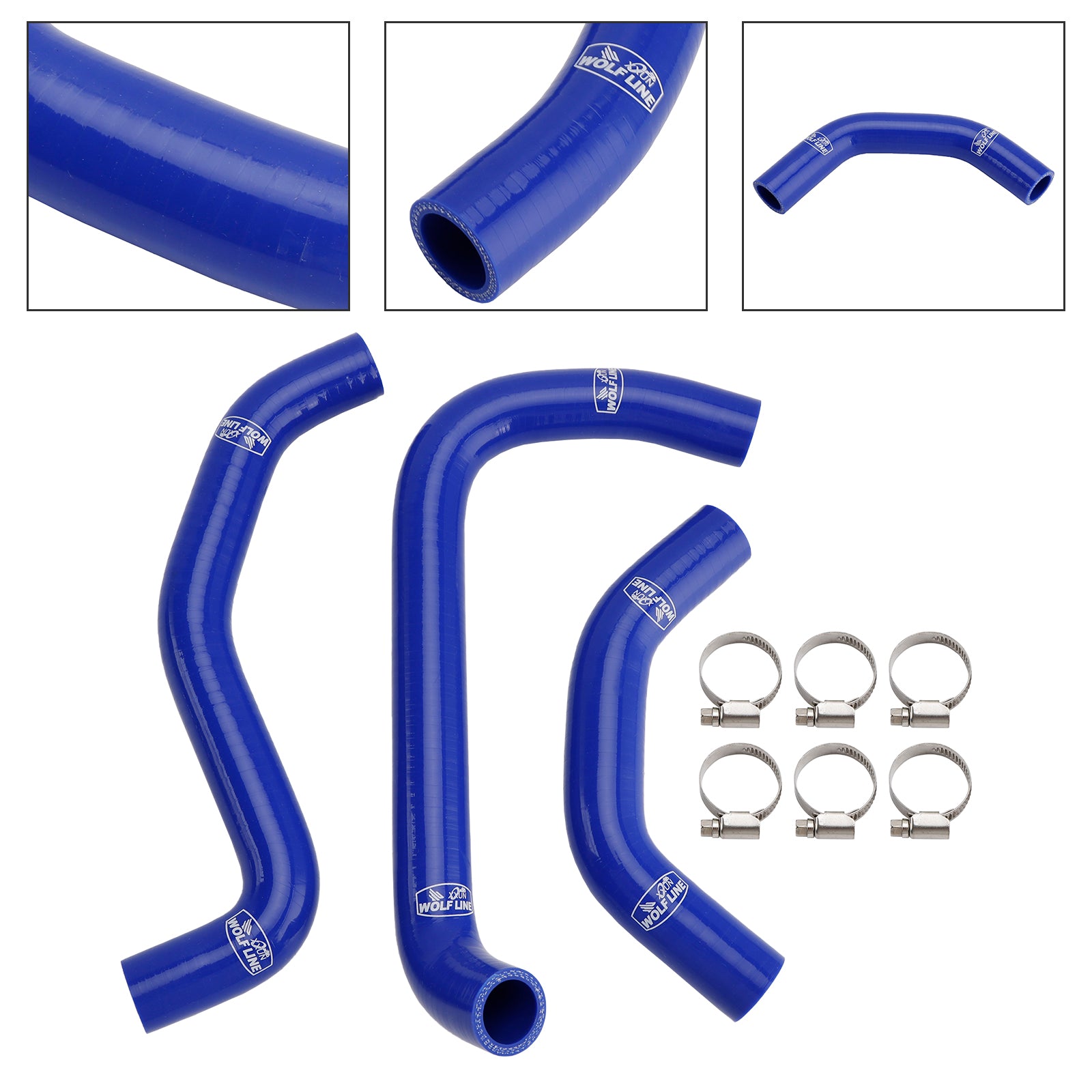 2021-2025 Kawasaki ZX10R ZX-10RR Silicone Radiator coolant Hose