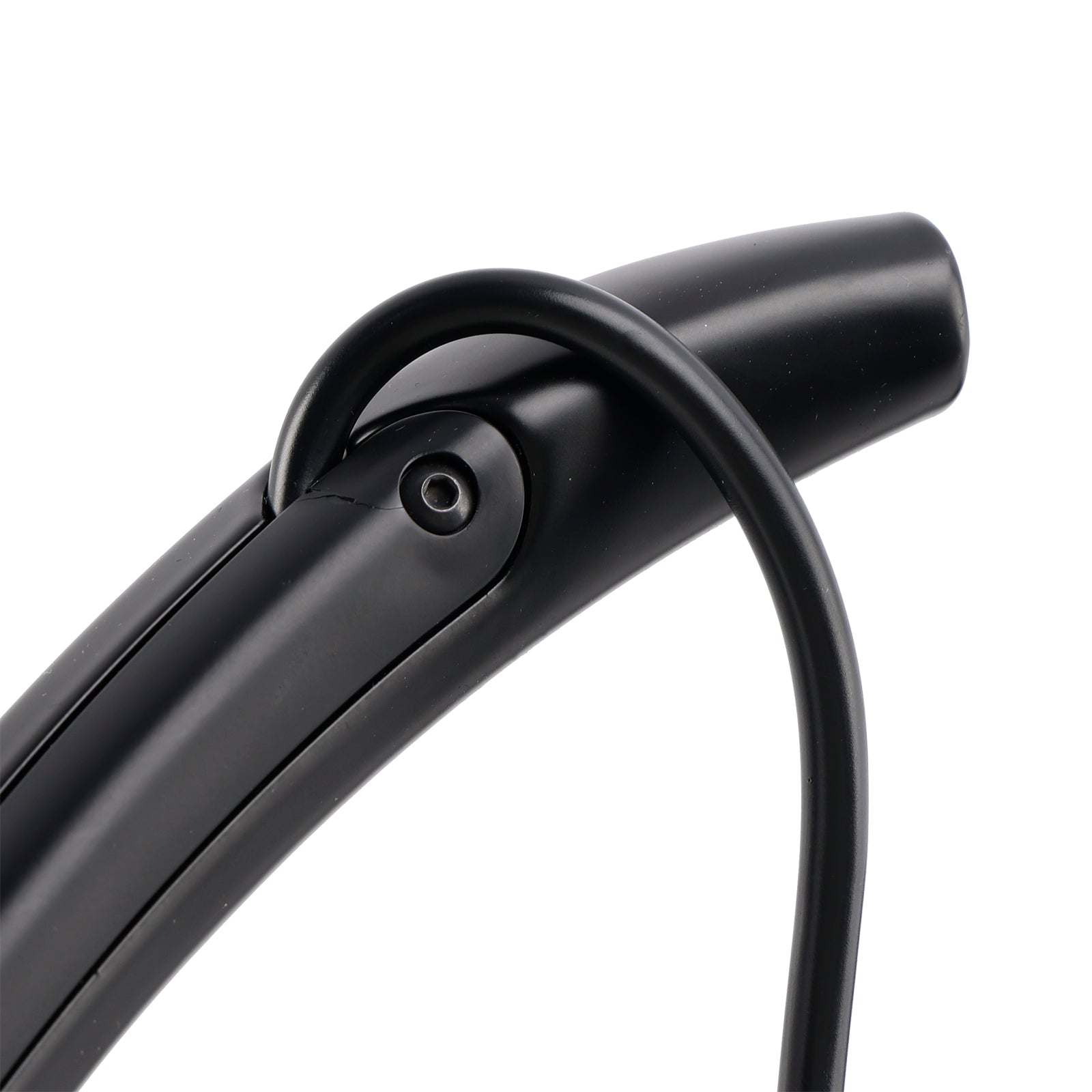 Touring Softail Dyna Rocker Aluminum Black Custom LED Turn Signal Mirrors