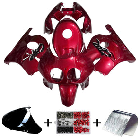 Amotopart 1990–1998 Honda CBR250RR MC22 rotes Verkleidungsset