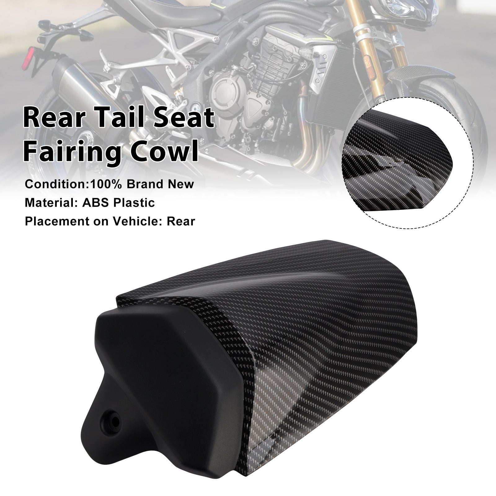 2025-2026 Speed Triple 1200 RS Rear Tail Seat Fairing Cowl Cover