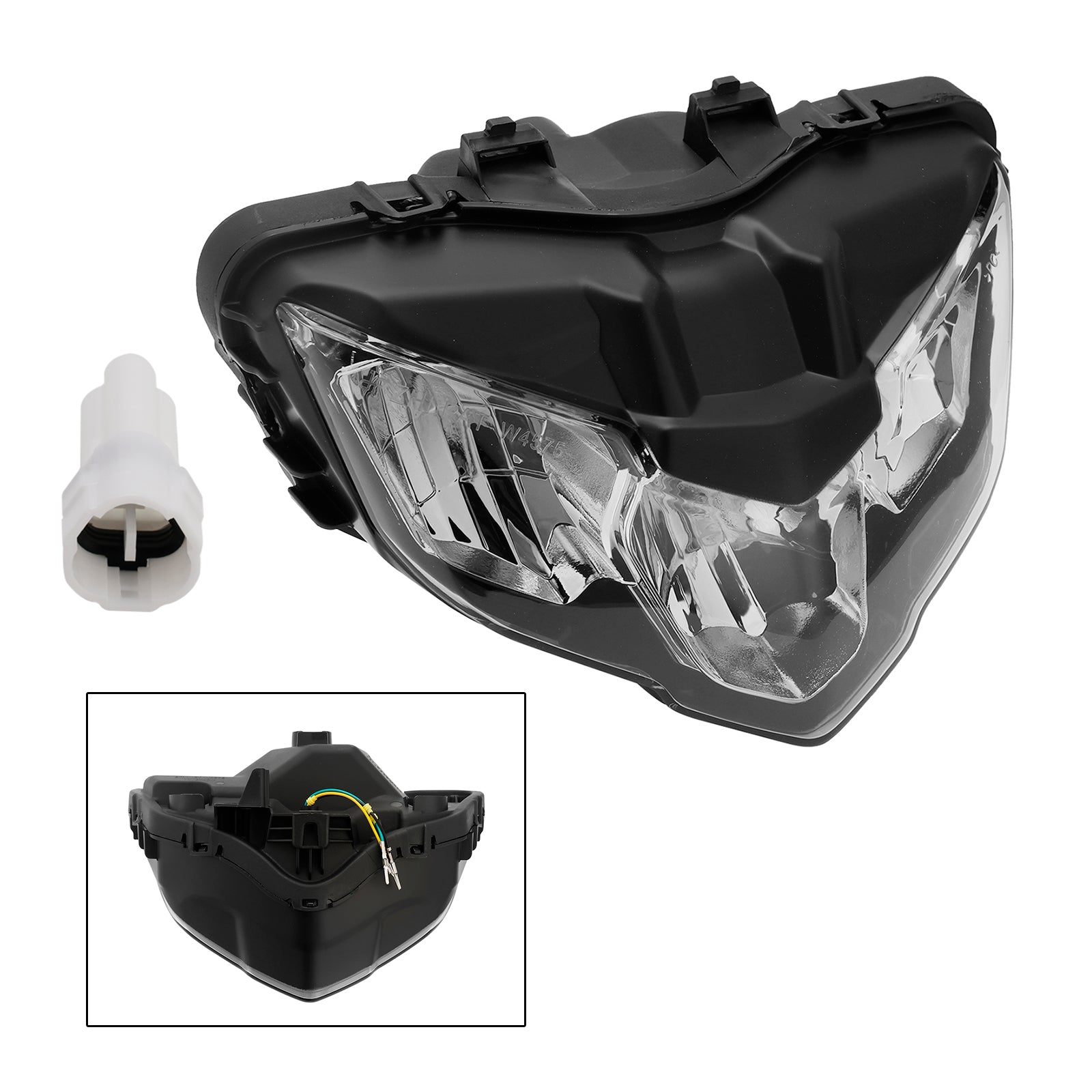 Front Headlight Grille Headlamp Led Protector For Yamaha Y15ZR V2 2019-2021 Smoke