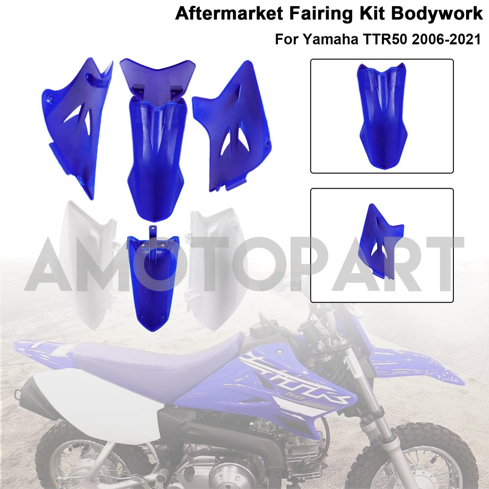 2006-2021 Yamaha TTR50  Body Plastic Kit Front Rear Fender Fairing