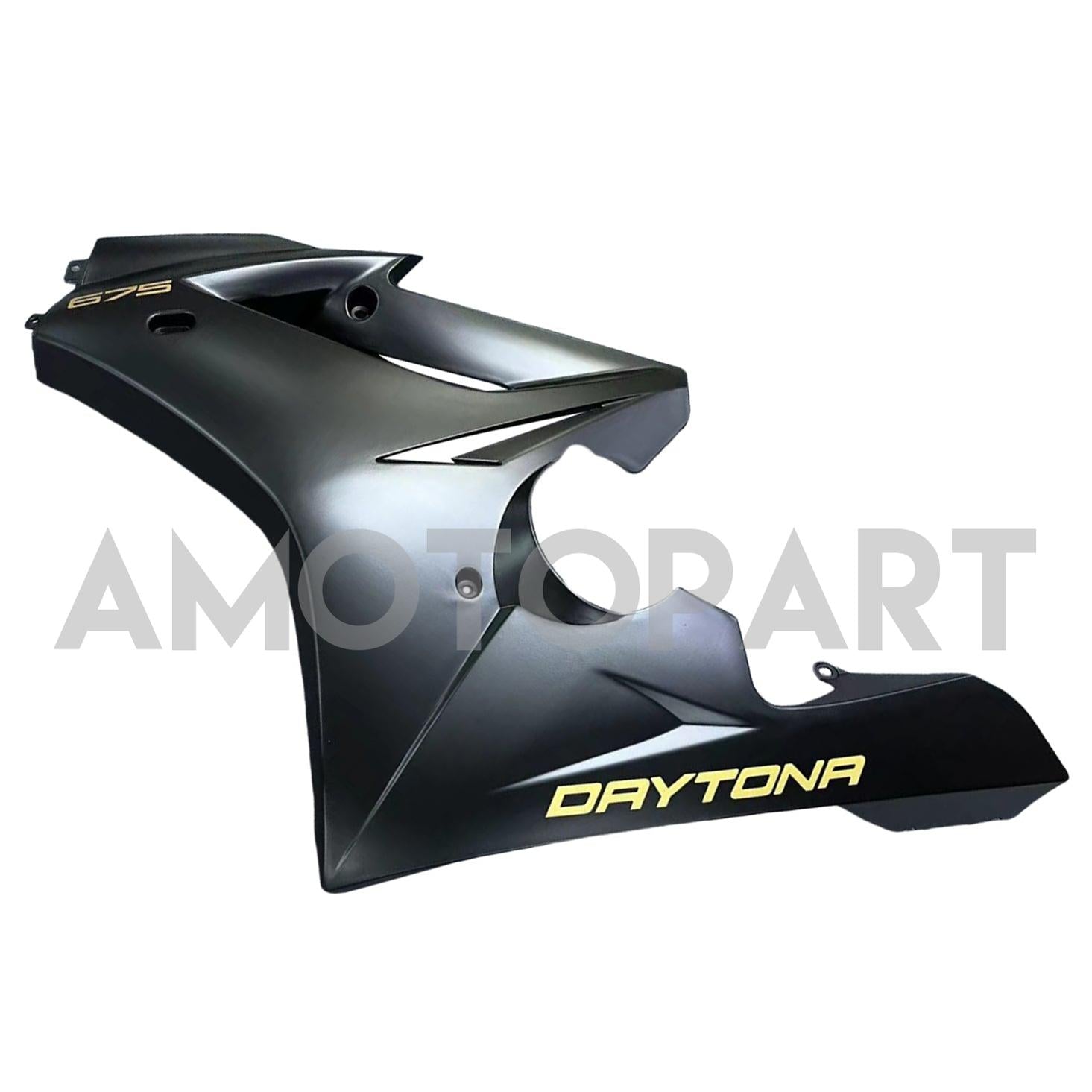 Amotopart 2009-2012 Triumph Daytona 675 Black Gold Fairing Kit