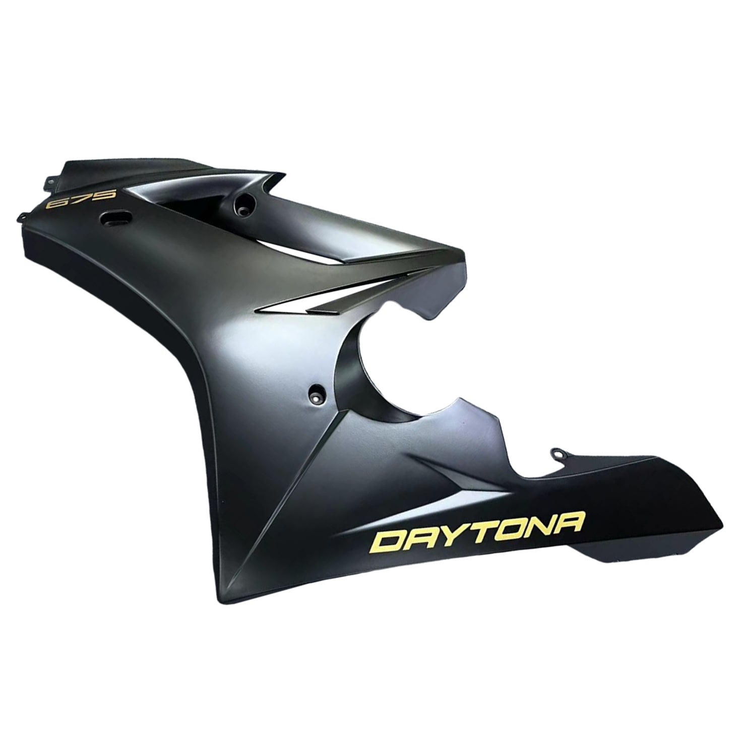 Amotopart 2009-2012 Triumph Daytona 675 Black Gold Fairing Kit