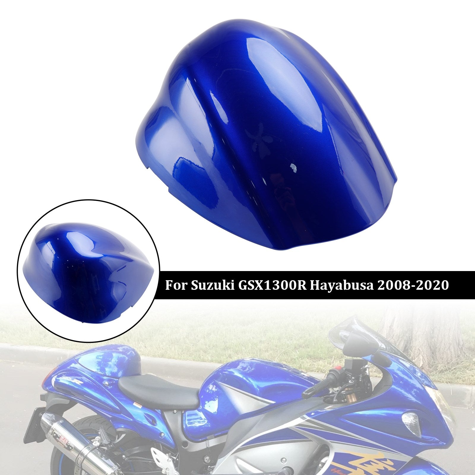 08-20 Suzuki GSX1300R GSX-R1300 Hayabusa Rücksitzverkleidungsabdeckung