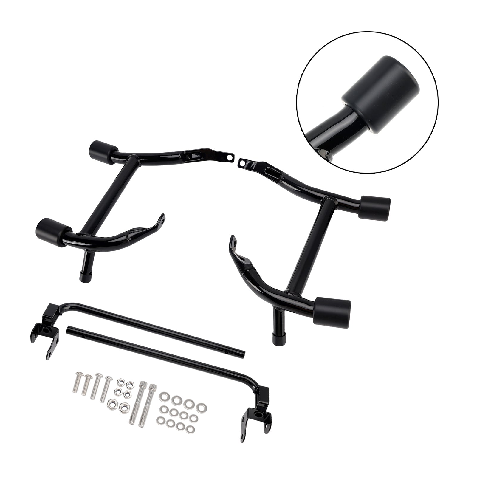 24-25 Harley Touring 117 121 Cvo Bumper Saddlebag Protection Guard Crash Bar