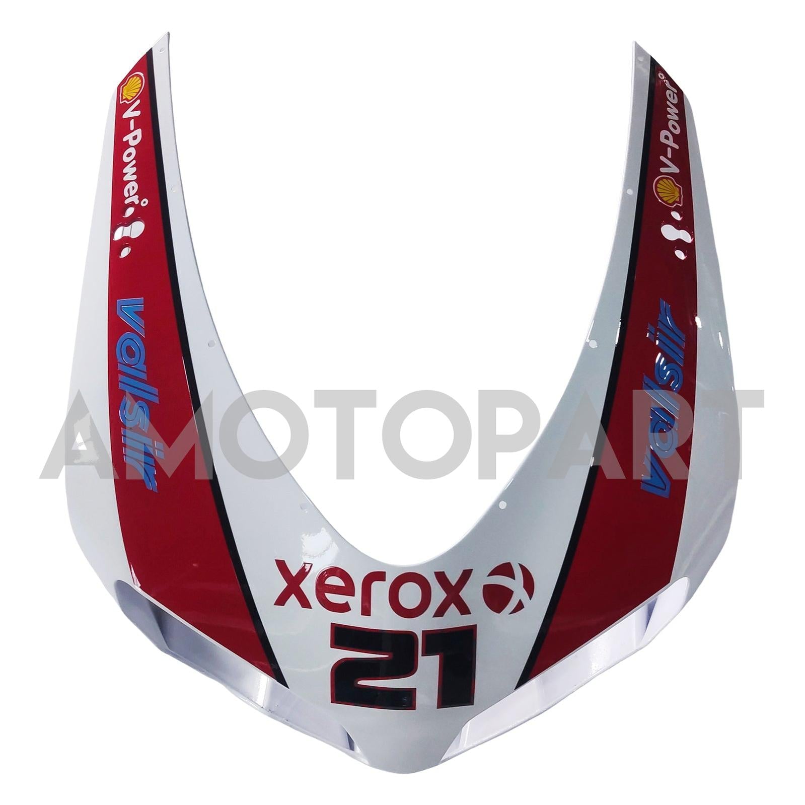 Amotopart All Years Ducati 1098/1198/848 Red White Fairing Kit