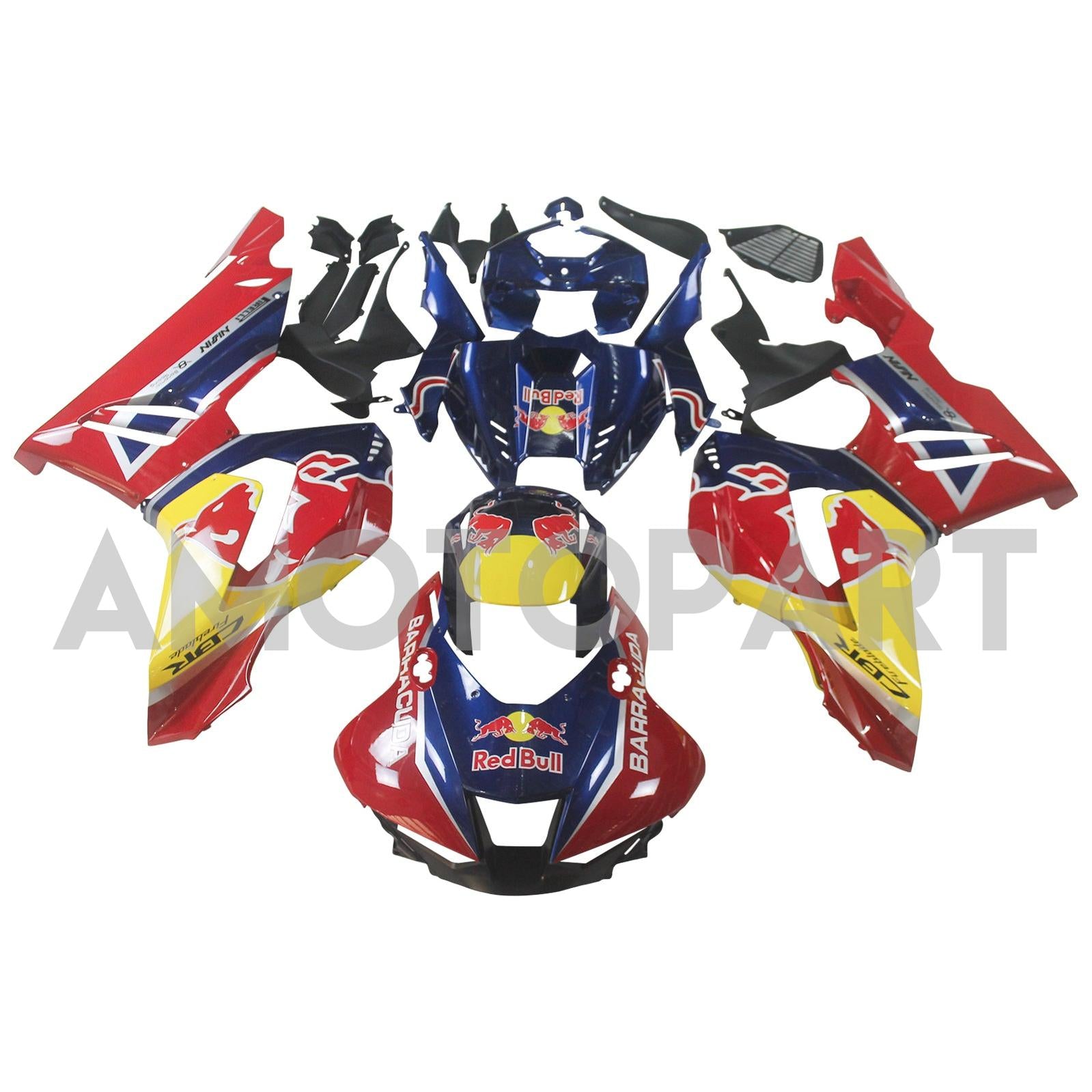 Amotopart 2020-2023 Honda CBR1000RR-R Red Yellow Blue Fairing Kit
