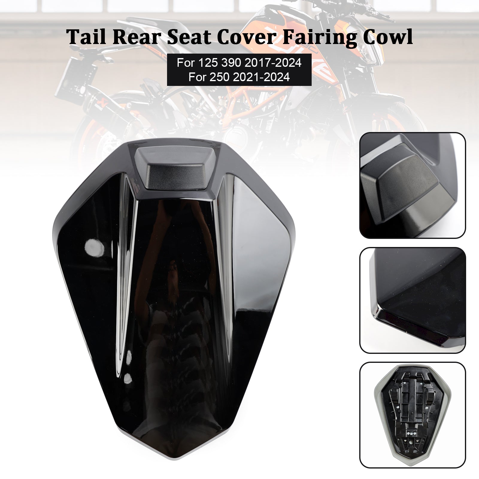 17-24 KTM 125 250 390 Schwanz Hinten Sitz Abdeckung Verkleidung Cowl