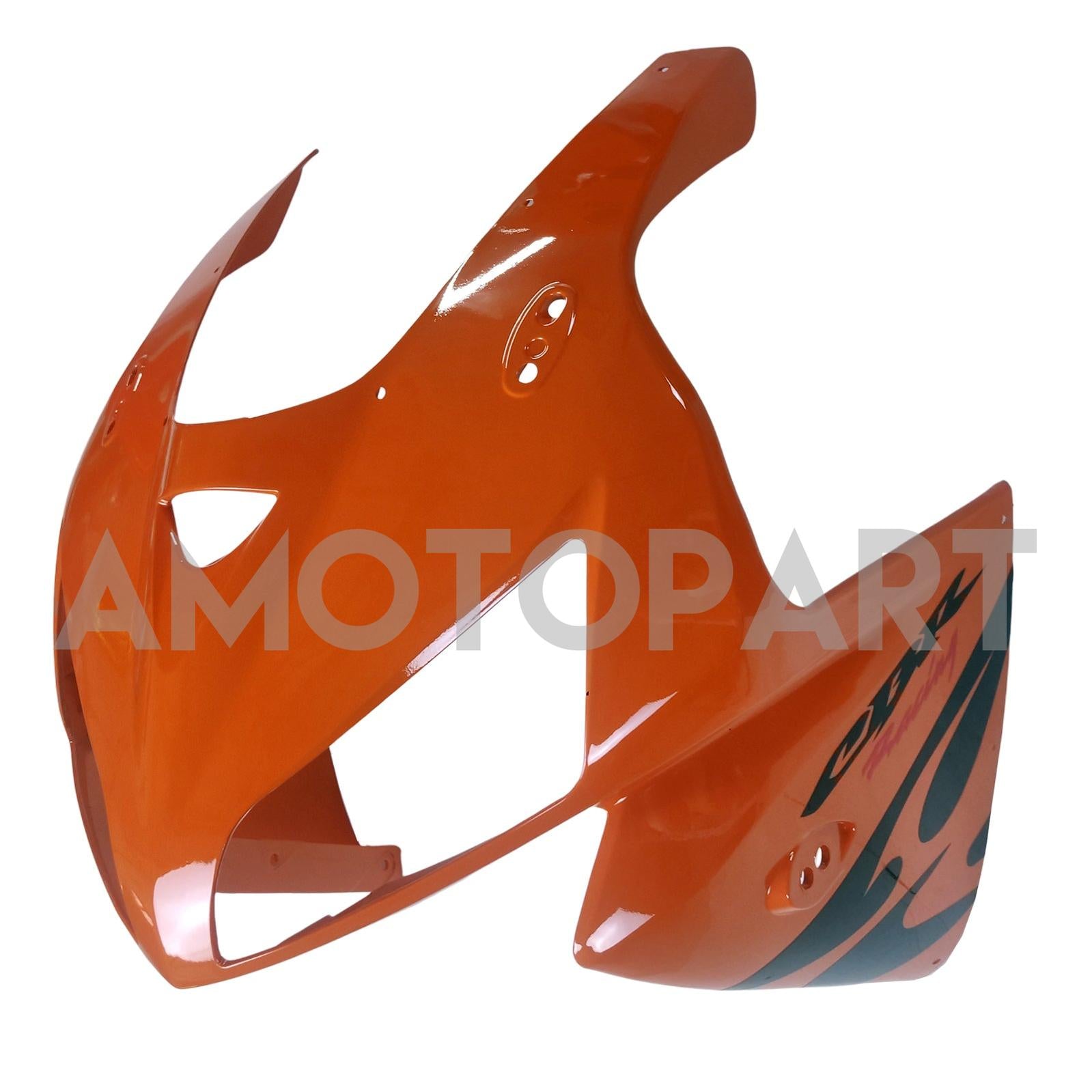 Amotopart 2005–2006 Honda CBR600RR Orange Schwarz Verkleidungsset
