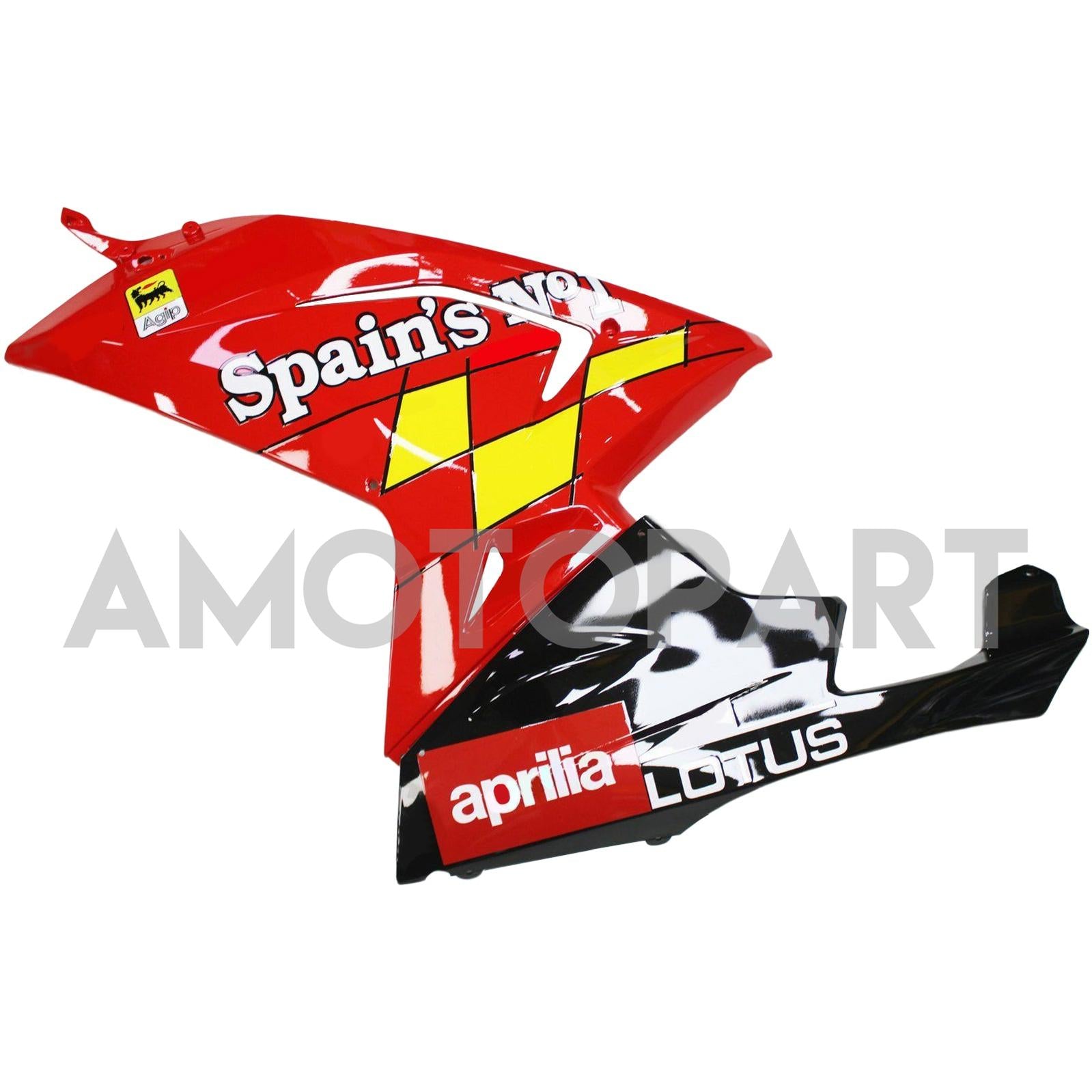 Amotopart Aprilia 2006-2011 Rs125 Red & Yellow Fairing Kit