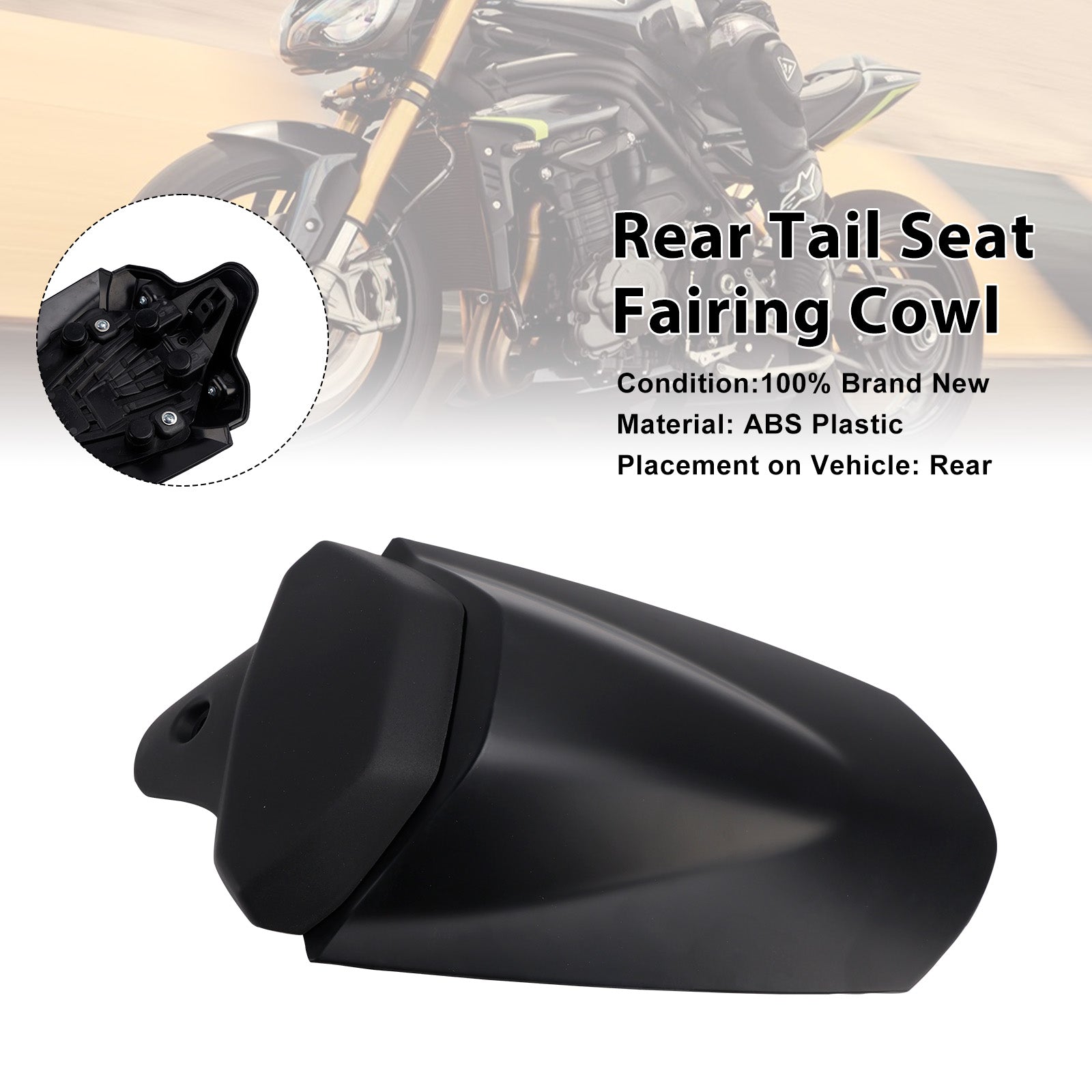2025-2026 Speed Triple 1200 RS Rear Tail Seat Fairing Cowl Cover