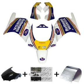 Amotopart Honda NSR250R 1988–1989 Gelb-blaues Verkleidungsset