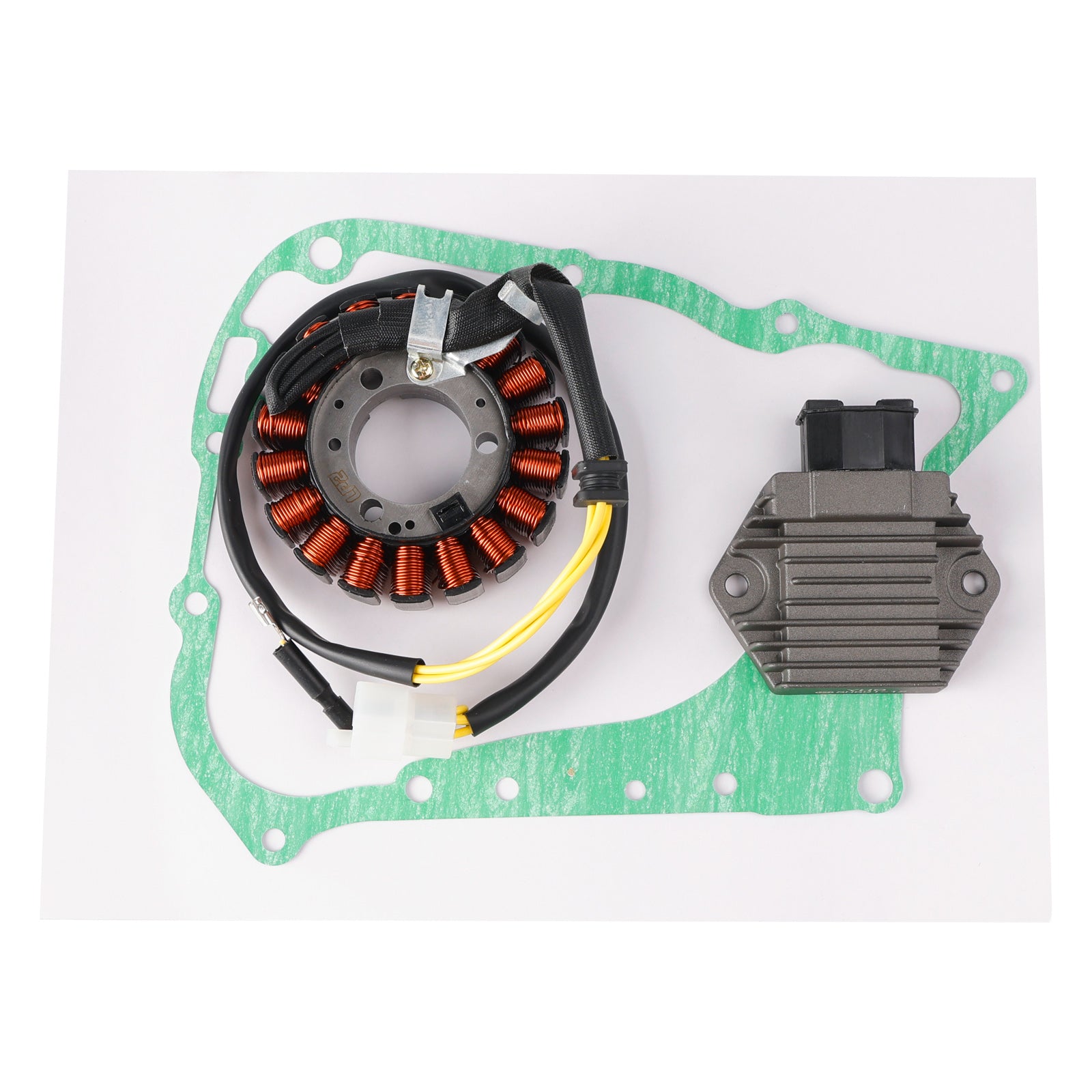 2001-2002 Peugeot Sv250 Sv 250  Stator Generator Regulator Rectifier Gasket