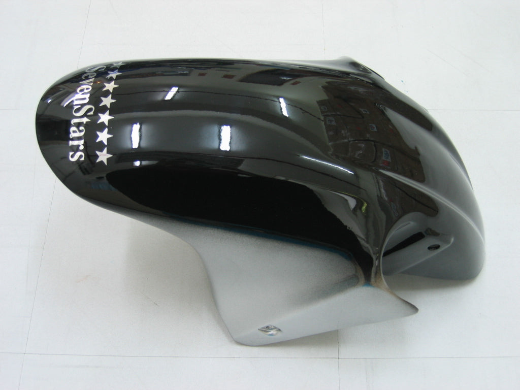 Amotopart 2004–2007 Honda CBR600 F4i Schwarz mit Logo-Verkleidungsset