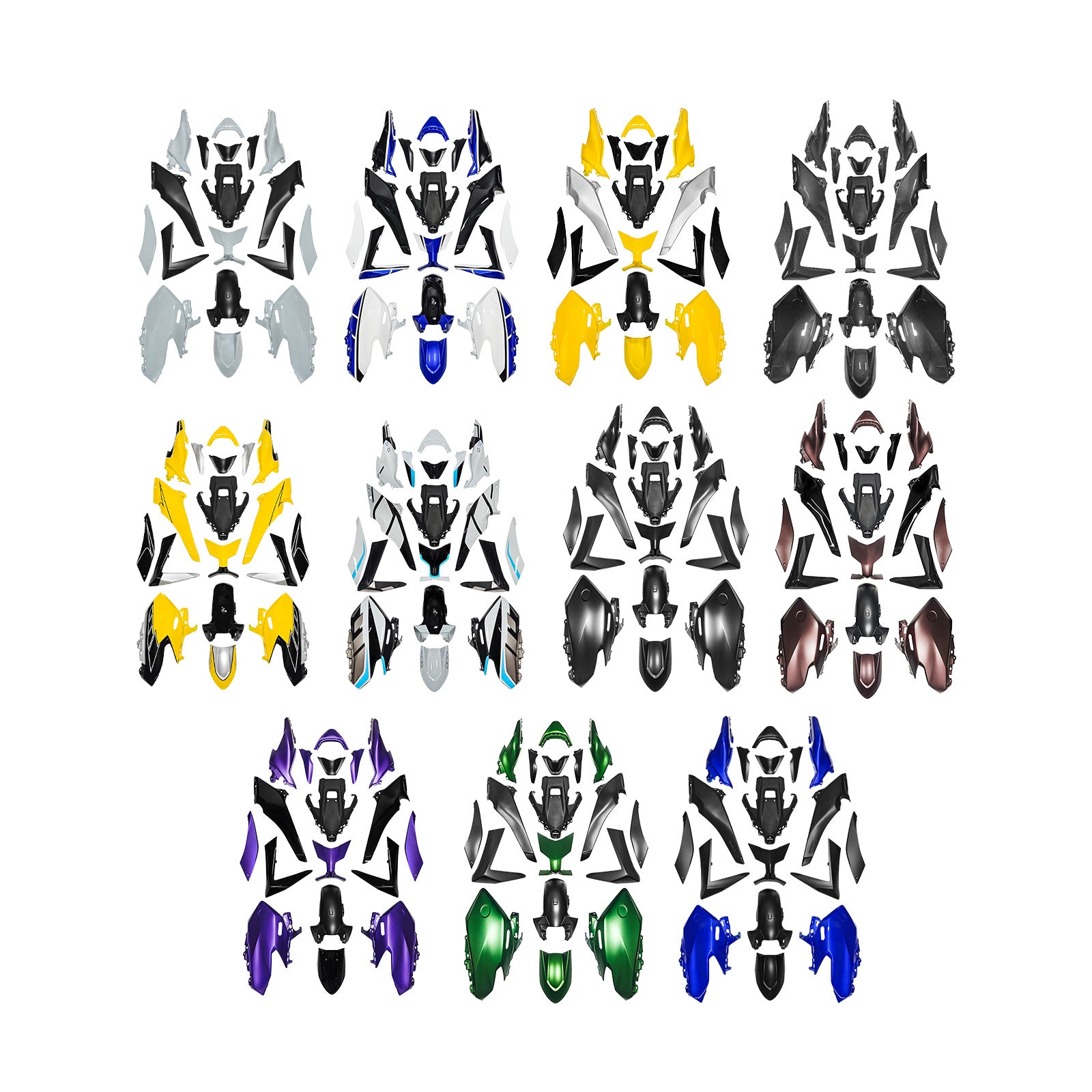 Amotopart 2025-2026 Yamaha TMAX560 Fairing Kit Collection