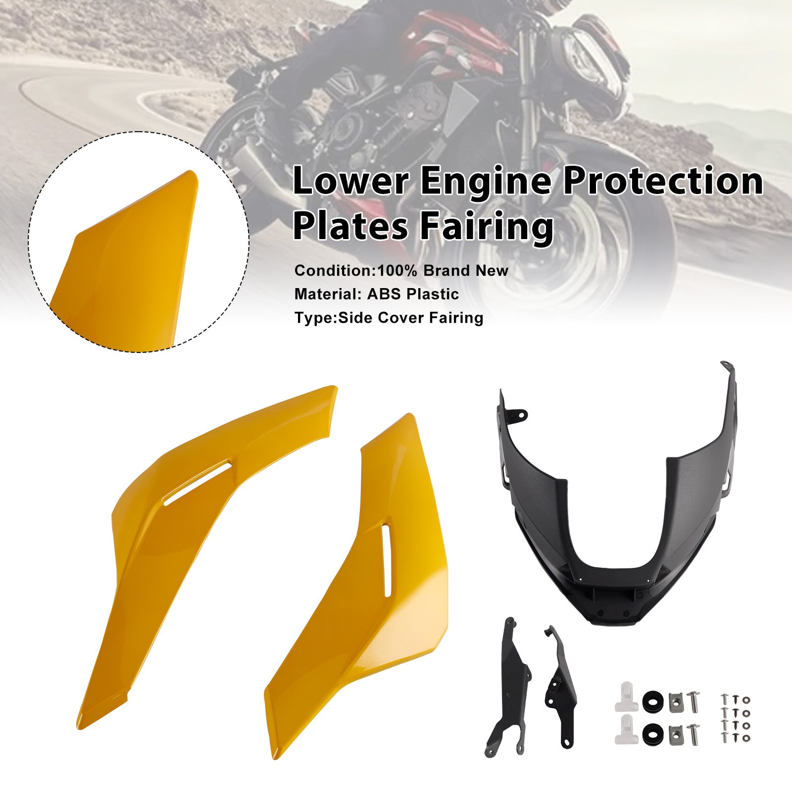 2023-2025 Street Triple 765 R/RSEngine Lower Belly Pan Panels Guard Fairing