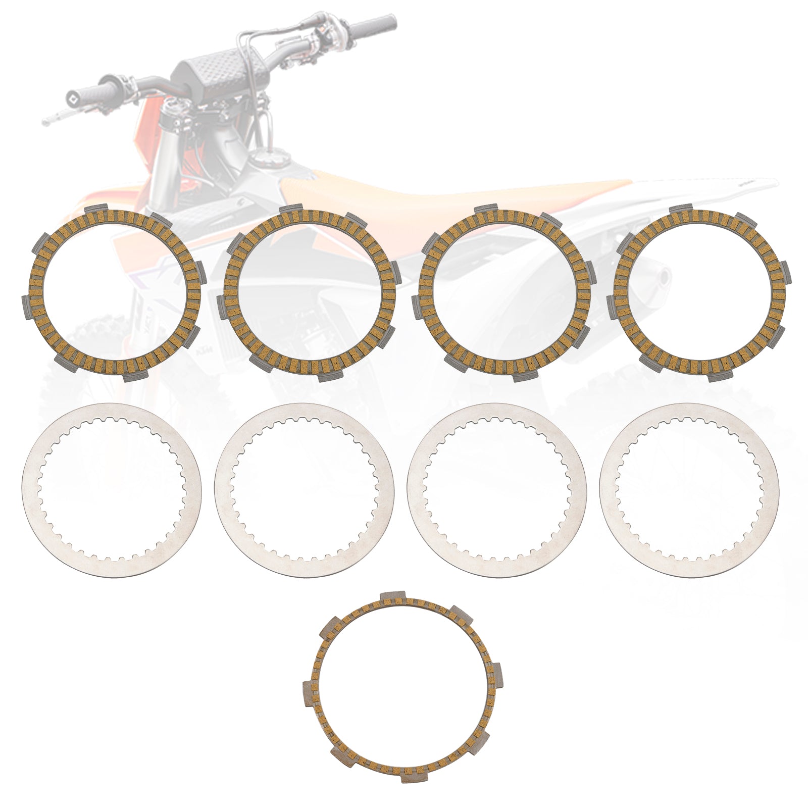 Set kit dischi frizione adatto per 90132011000 / 90132211000 RC125 2014-2022