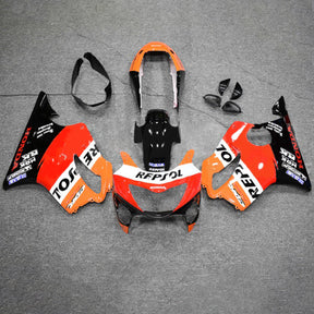 Amotopart 1999–2000 CBR600 F4 Honda Red&amp;Orange Repjol Verkleidungsset