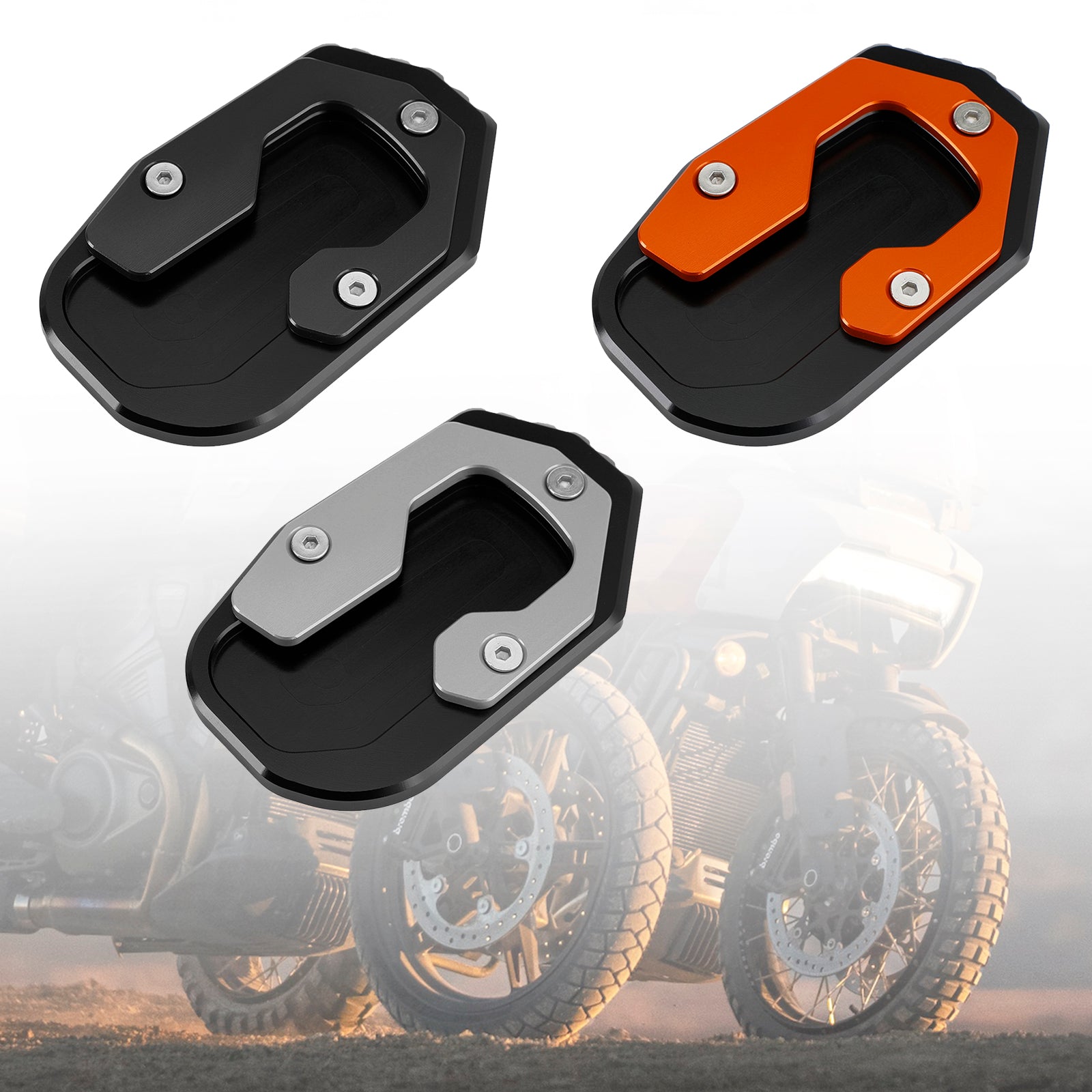 Kickstand Enlarge Plate Pad passend für Pan America 1250 2021–2022