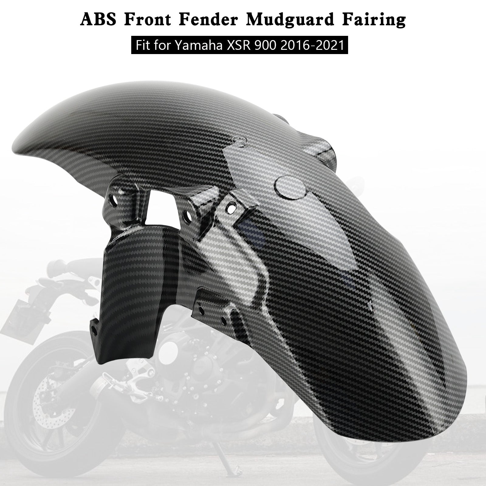 ABS plastic Front Fender Mudguard Fairing For Yamaha XSR 900 2016-2021