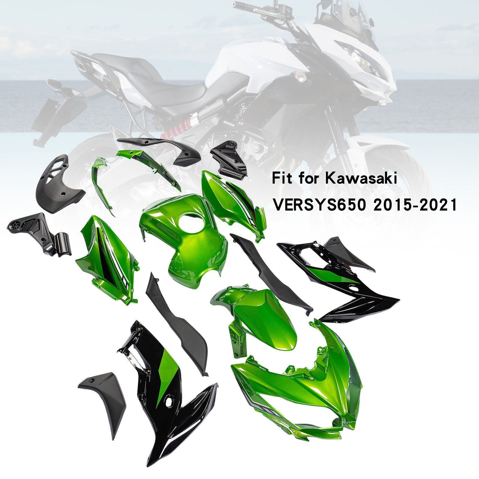 Amotopart Kawasaki VERSYS650 2015-2021 Verkleidungsset