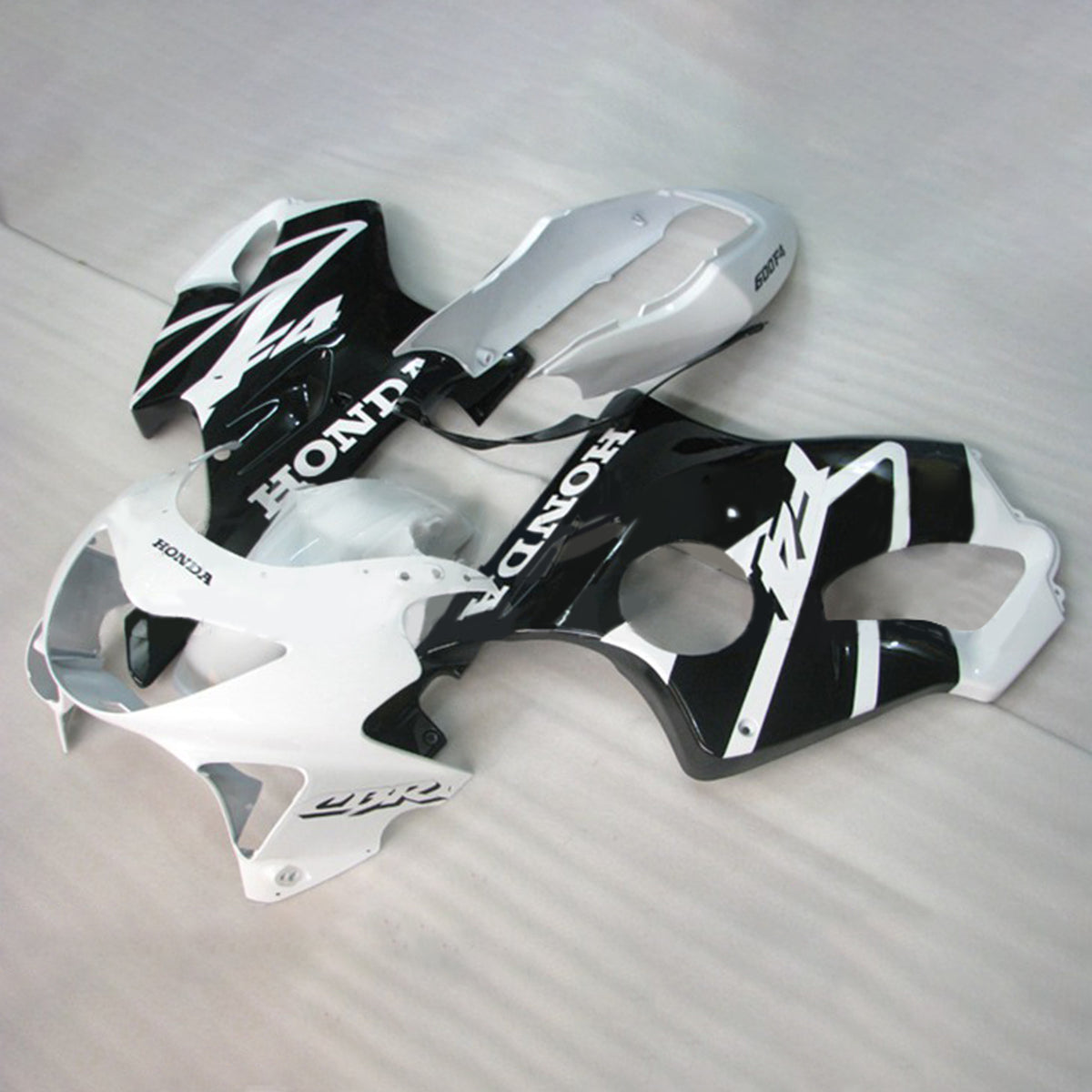 Amotopart 1999-2000 CBR600 F4 Honda Kit carenatura bianco e nero