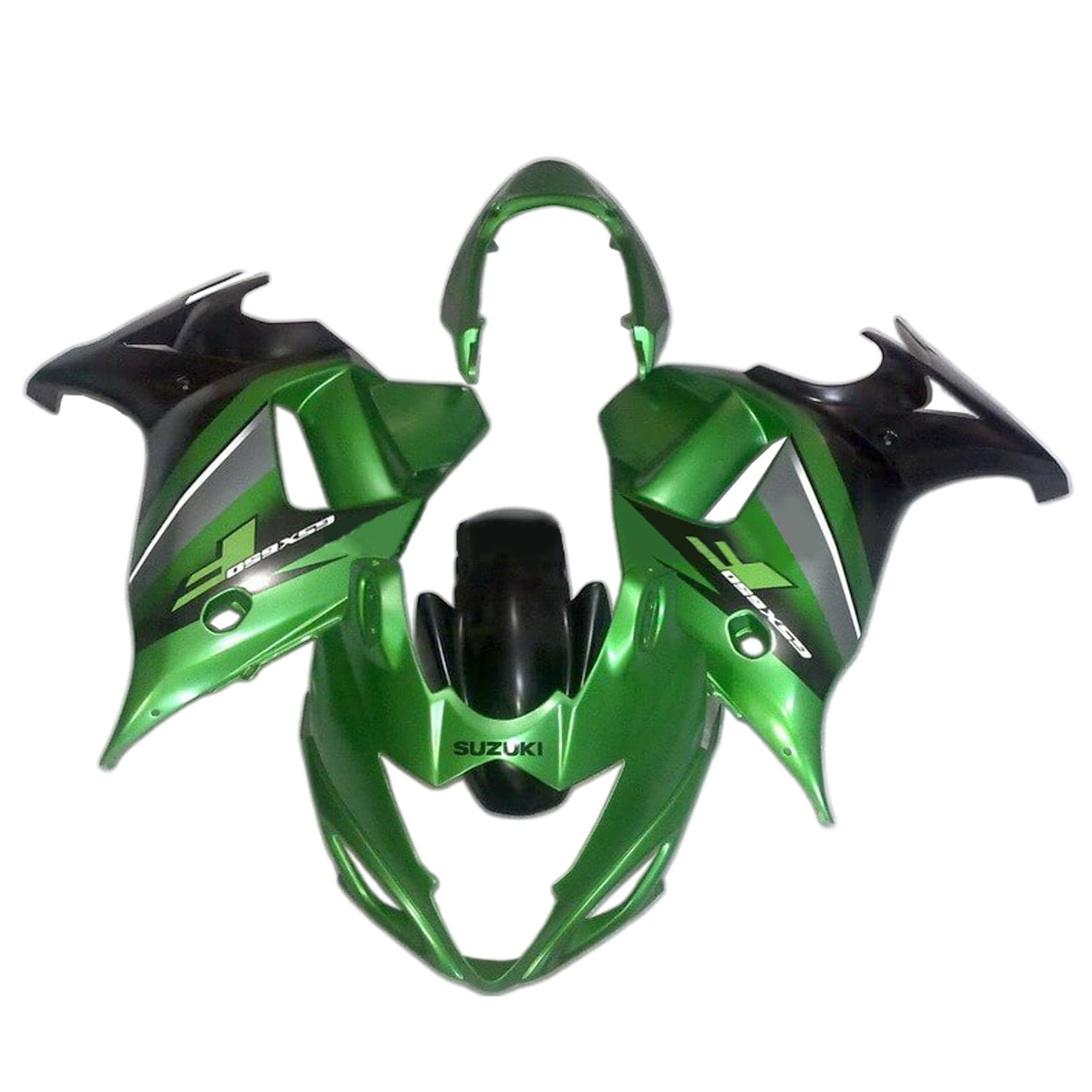 Amotopart 2008-2013 GSX650F Katana Suzuki Green&Black Fairing Kit