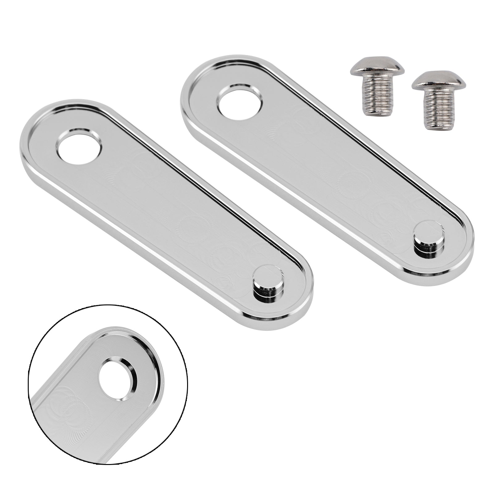 93-23 Electra Glides Road Glides Rear Floorboard Foot Peg Frame Plates