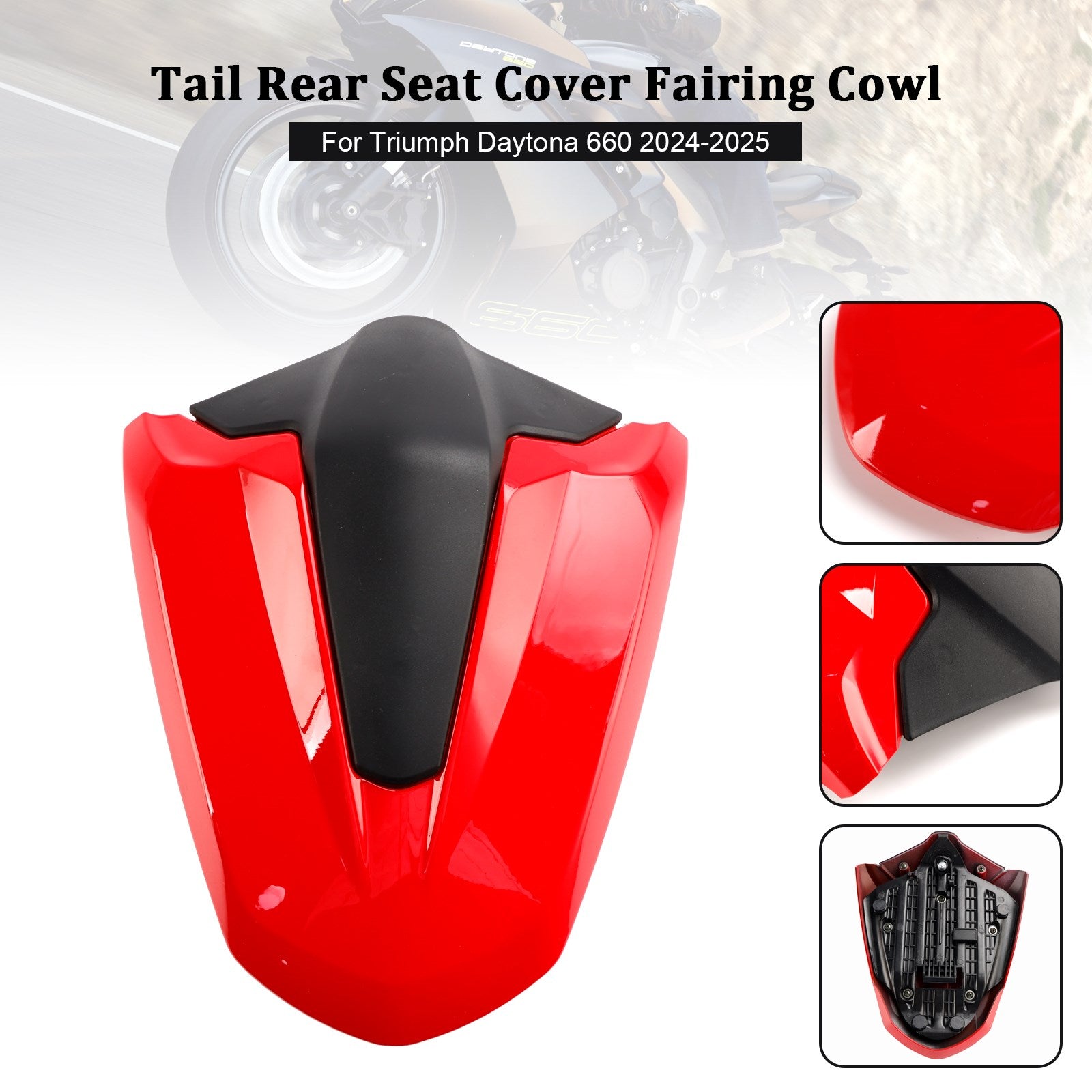 2024-2025 Daytona 660 Tail Rear Seat Cover Fairing Cowl