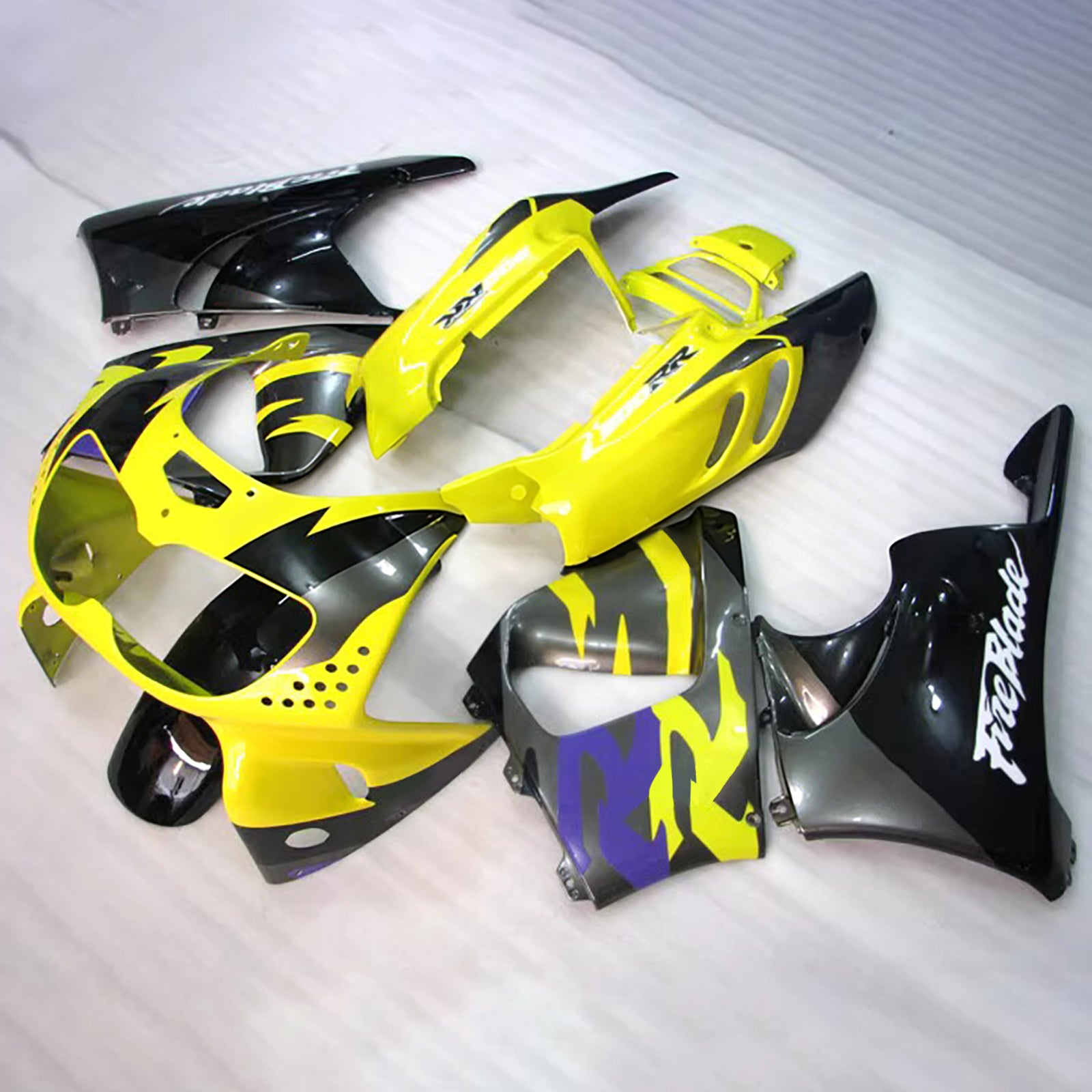Amotopart 1994-1995 Honda CBR900RR 893 Yellow/Black Fairing Kit