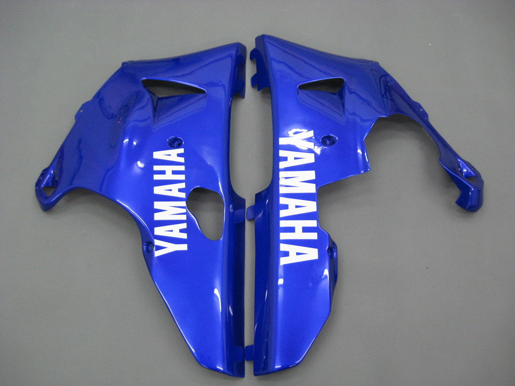 Amotopart 2000-2001 Yamaha YZF 1000 R1 Blue&amp;White Style3 Verkleidungsset