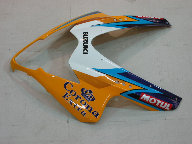 Amotopart 2005-2006 Suzuki GSXR1000 Yellow&Blue Fairing Kit