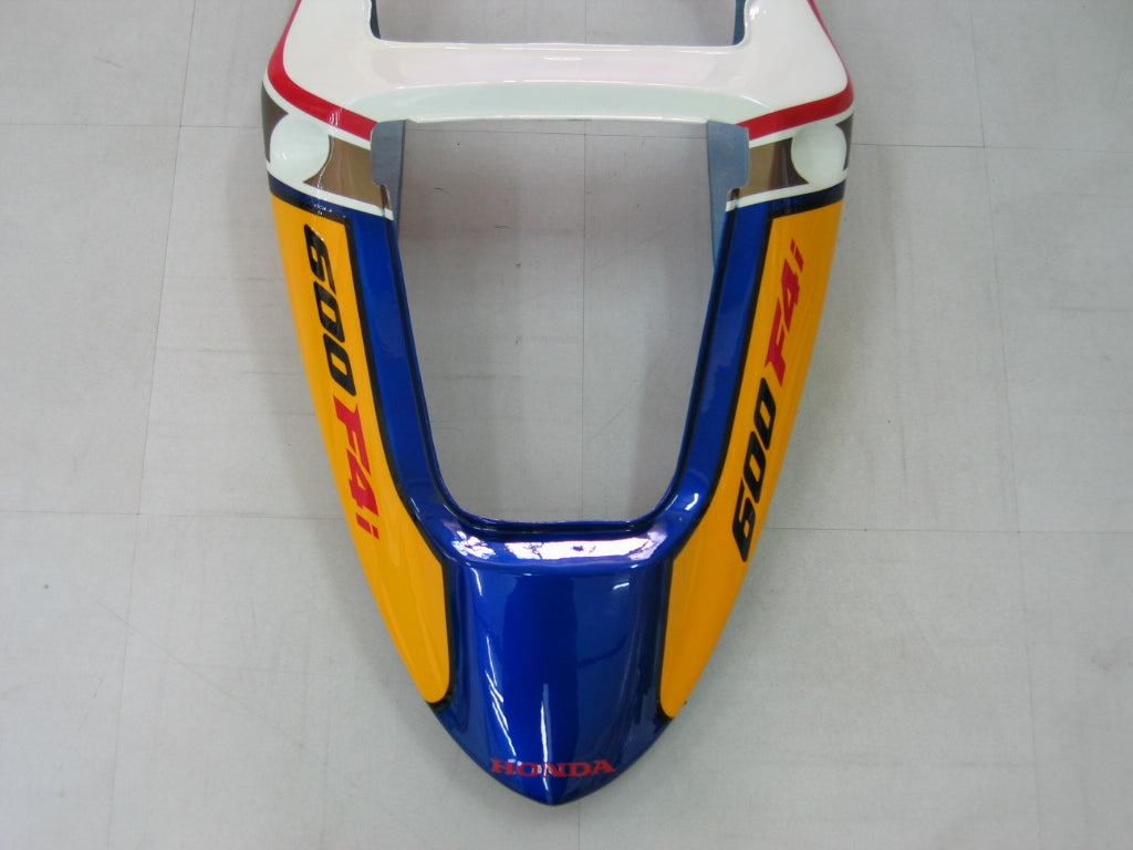 Amotopart 2001–2003 Honda CBR600 F4i Verkleidungsset mit blauen und weißen Streifen