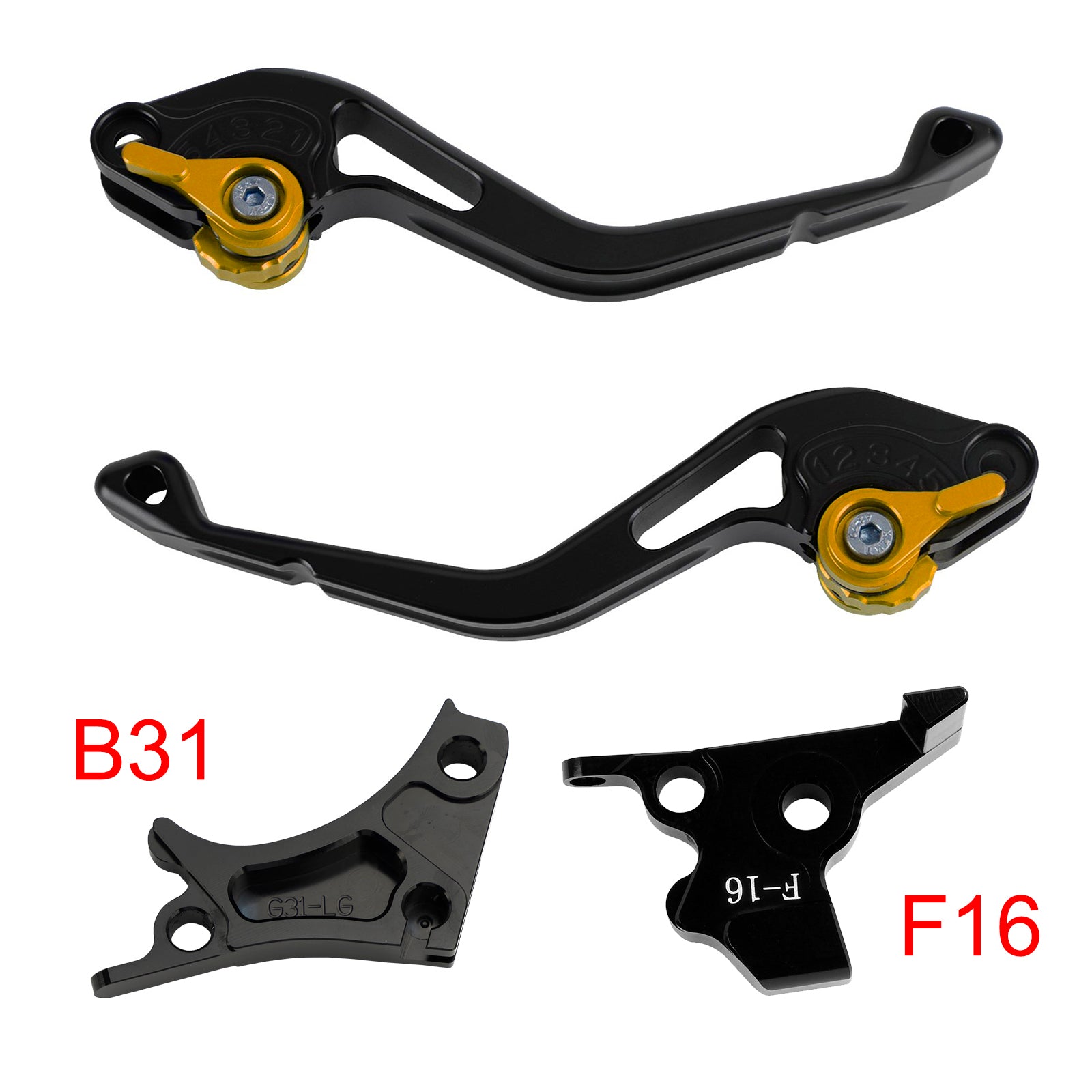 2017-2018 Guld BMW G310R G310GS NY kortkoblingsbremsehåndtag