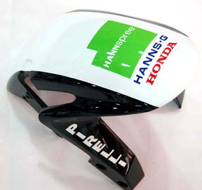 Amotopart 2009-2012 Kit carena Honda CBR600RR verde e bianco Style1