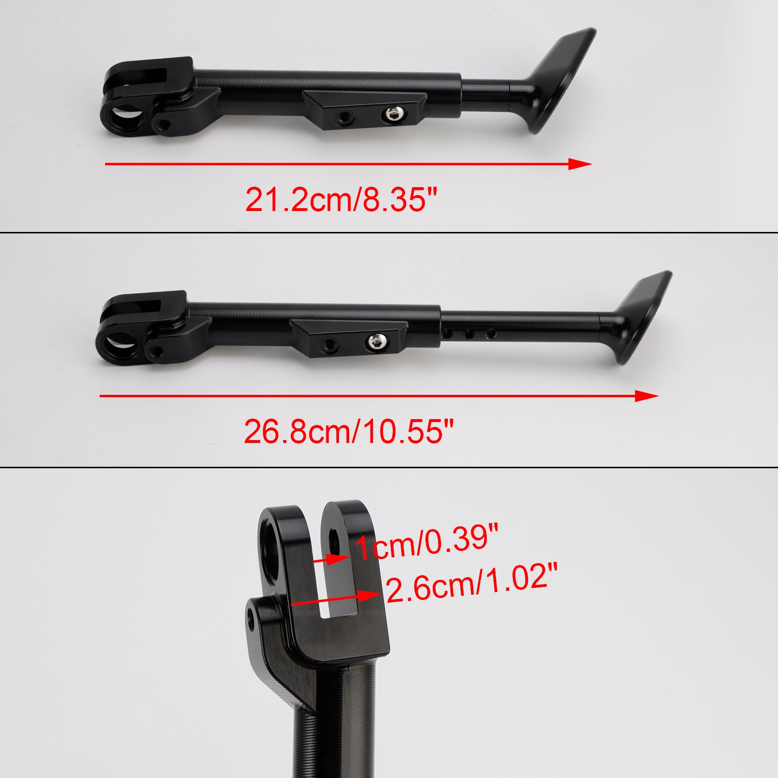 2025 Kawasaki Z900 Adjustable Foot Side Stand Kickstand fit