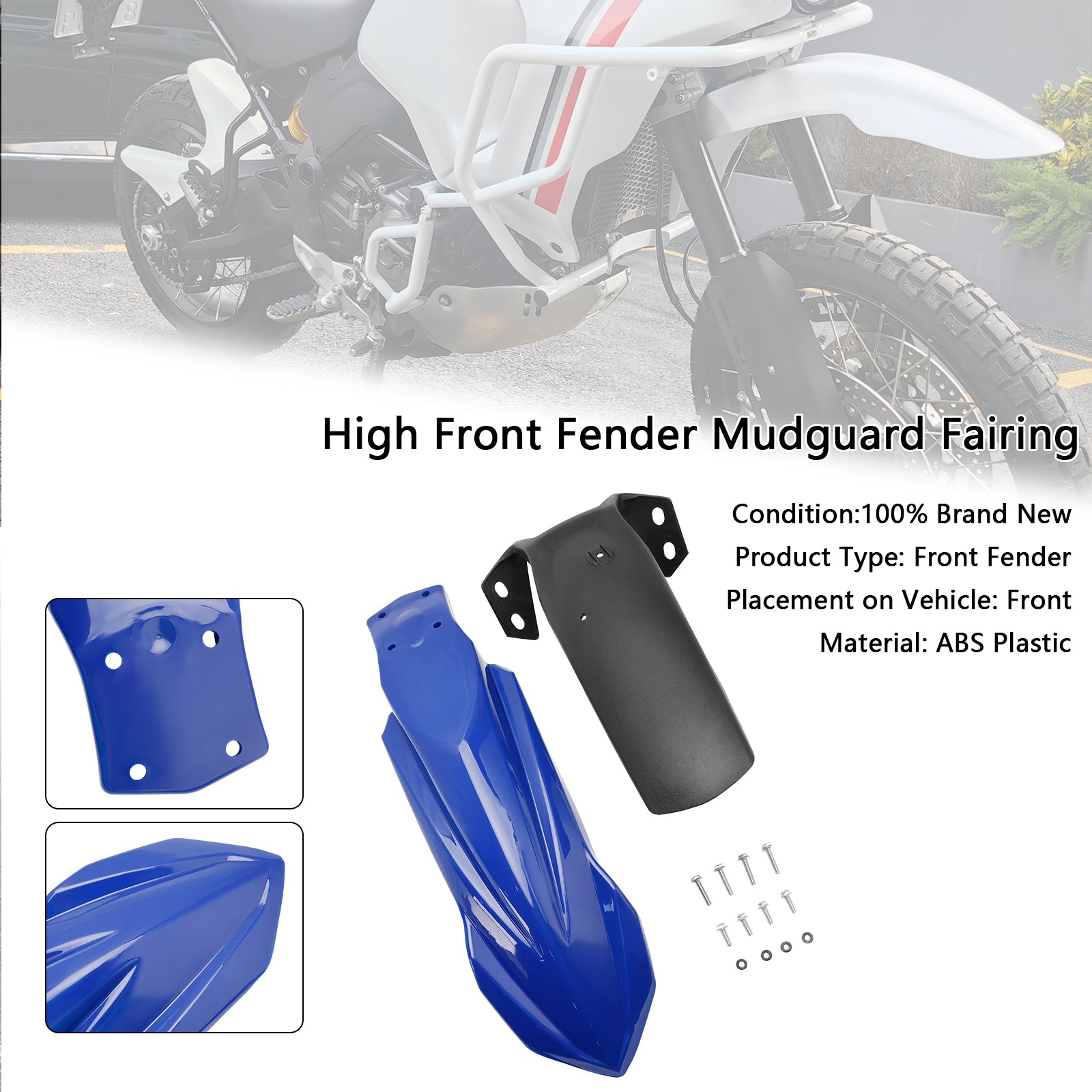 2019-2024 Yamaha Tenere 700 High Front Fender Mudguard Fairing