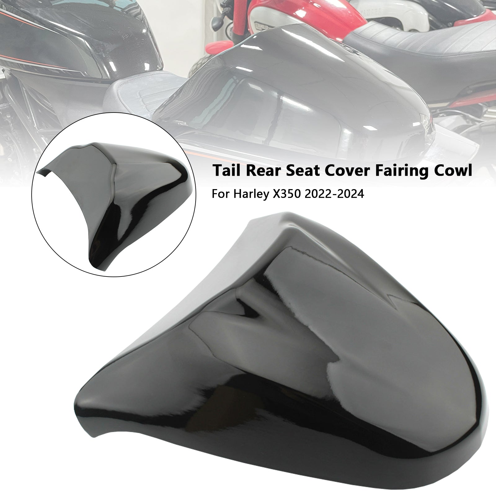 22-24 Harley X350 Tail Rear Seat Cover Fairing Cowl