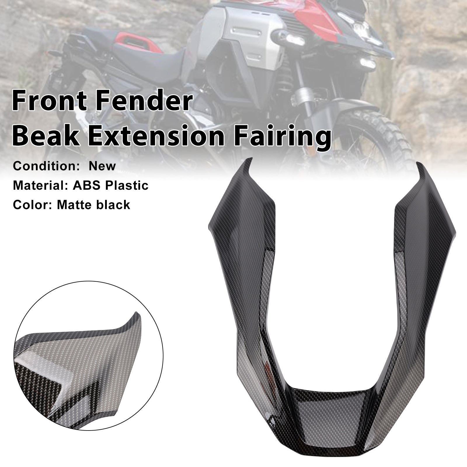 2024-2025 BMW R1300GS Front Fender Beak Extension Fairing
