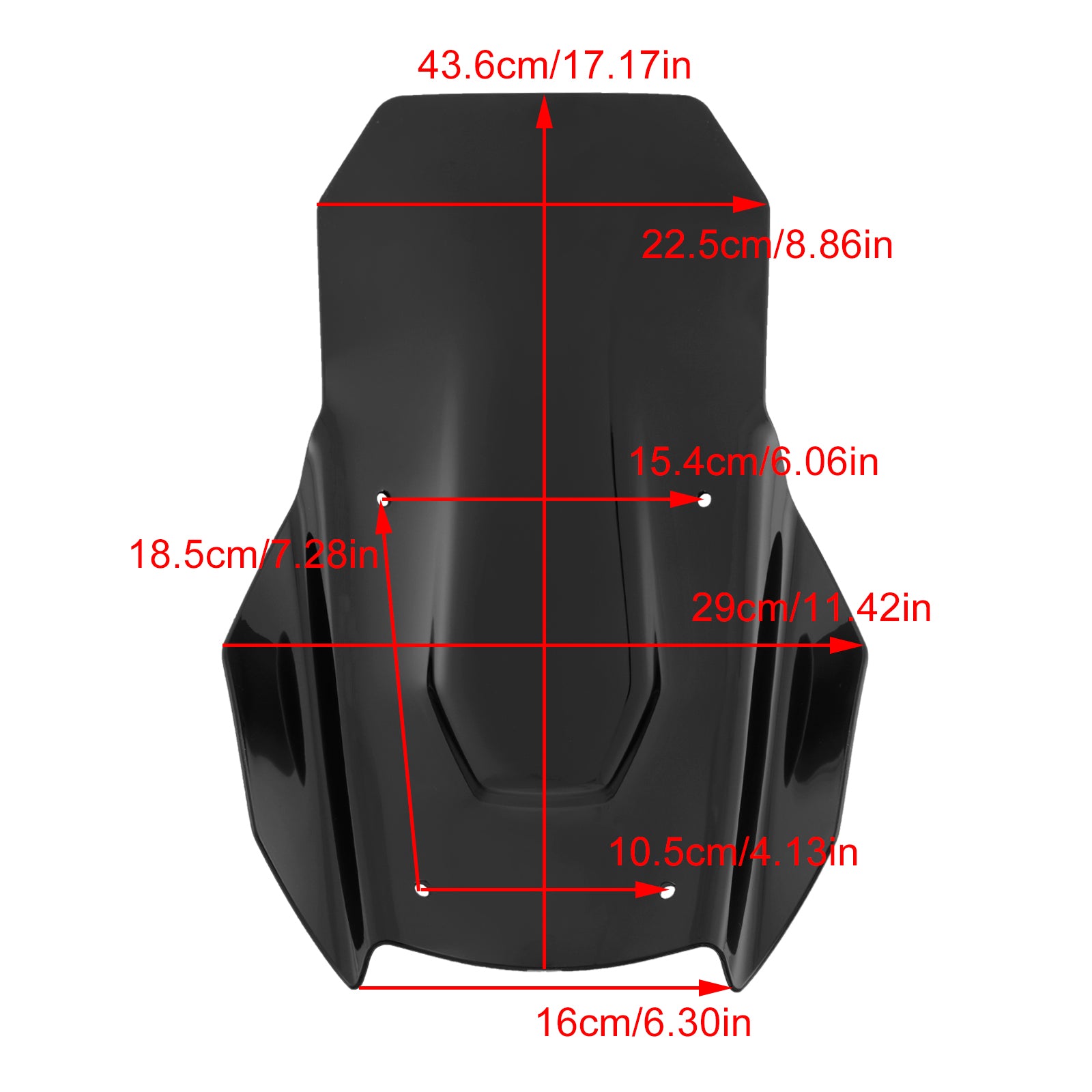 22-24 HONDA ADV350 Parabrezza per moto in ABS