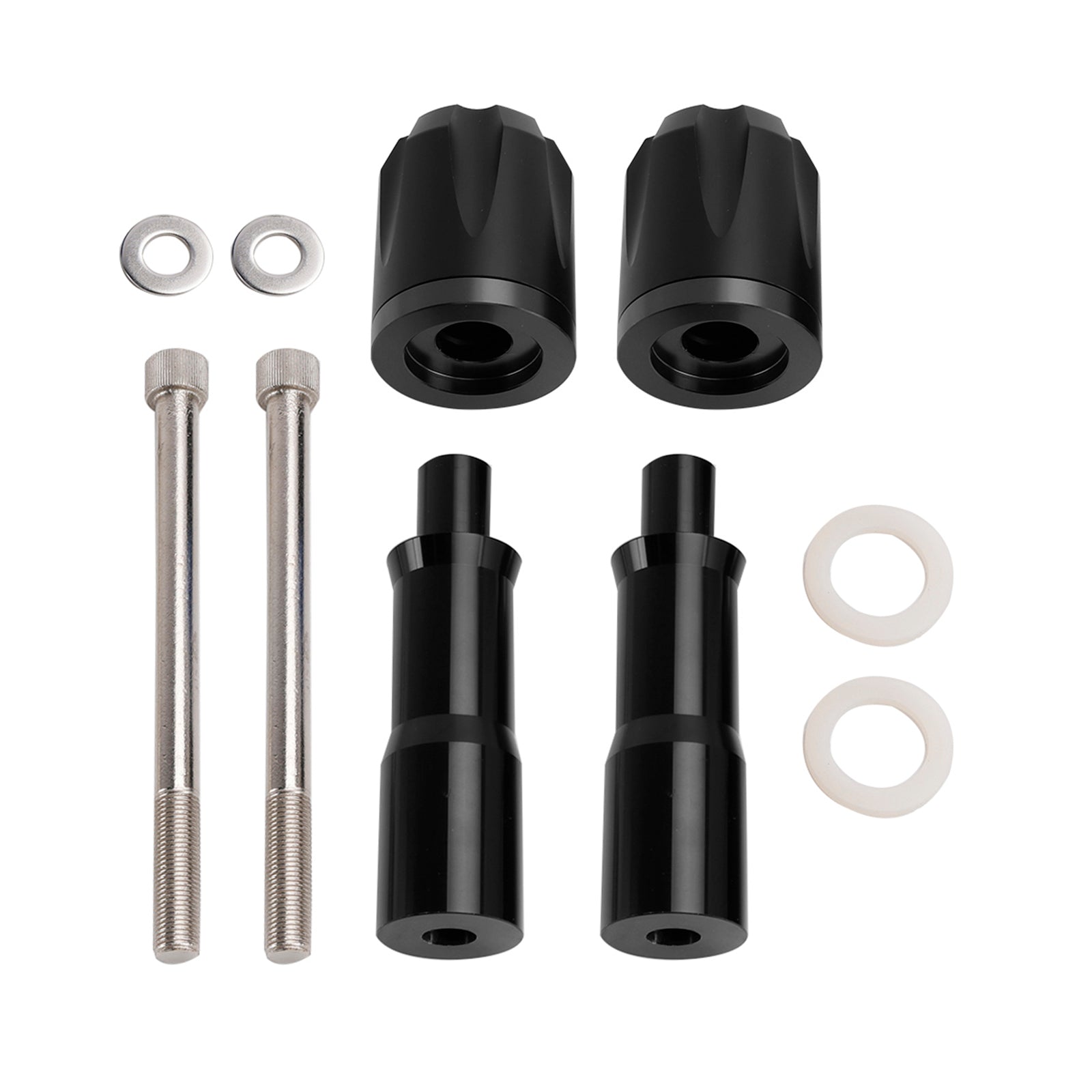 2021-2023 YAMAHA YZF-R7 YZF R7 CNC Anti-Crash Frame Sliders Protector Black