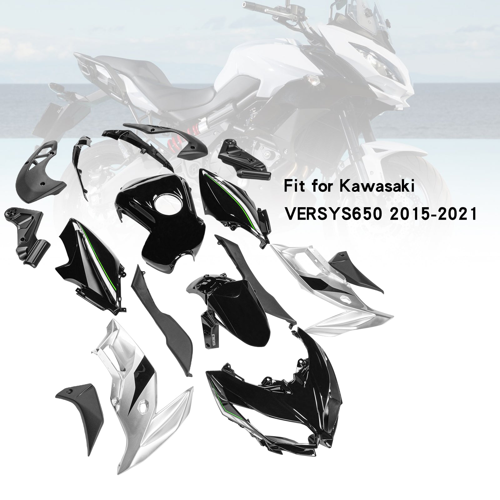 Amotopart Kawasaki VERSYS650 2015-2021 Fairing Kit