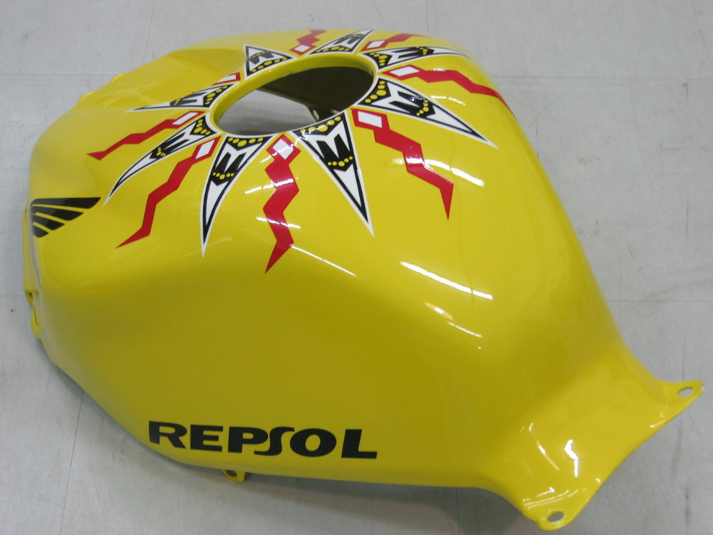 Kit carena Amotopart 2005-2006 Honda CBR600RR giallo e rosso