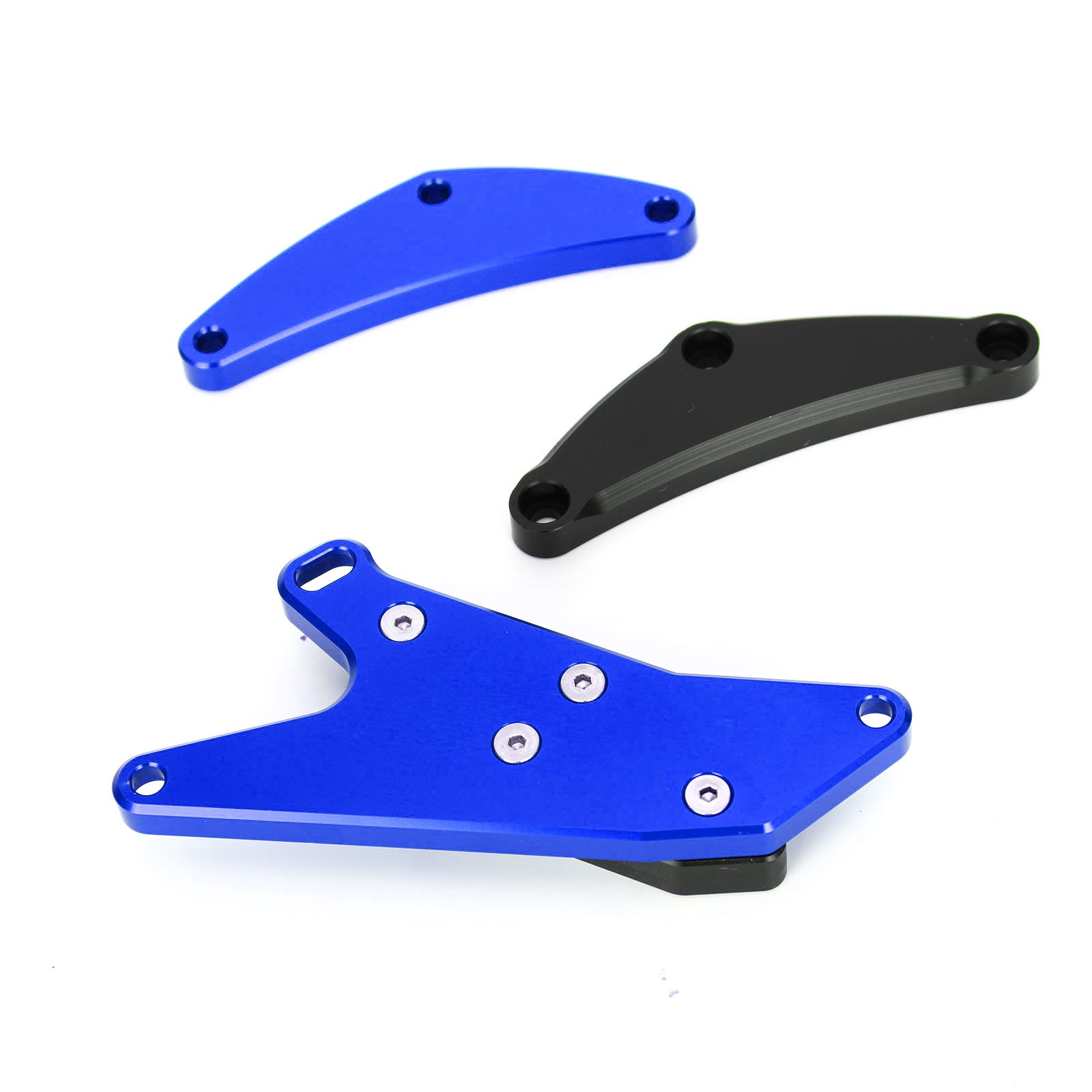 Suzuki 06-11 GSXR600 750 Carter motore moto Copri statore Protezione cursore Argento