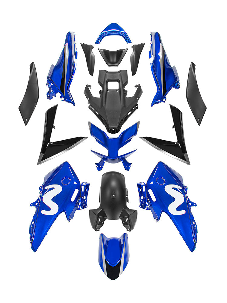 Amotopart 2023-2024 Yamaha T-MAX 560 Blue Black Fairing Kit