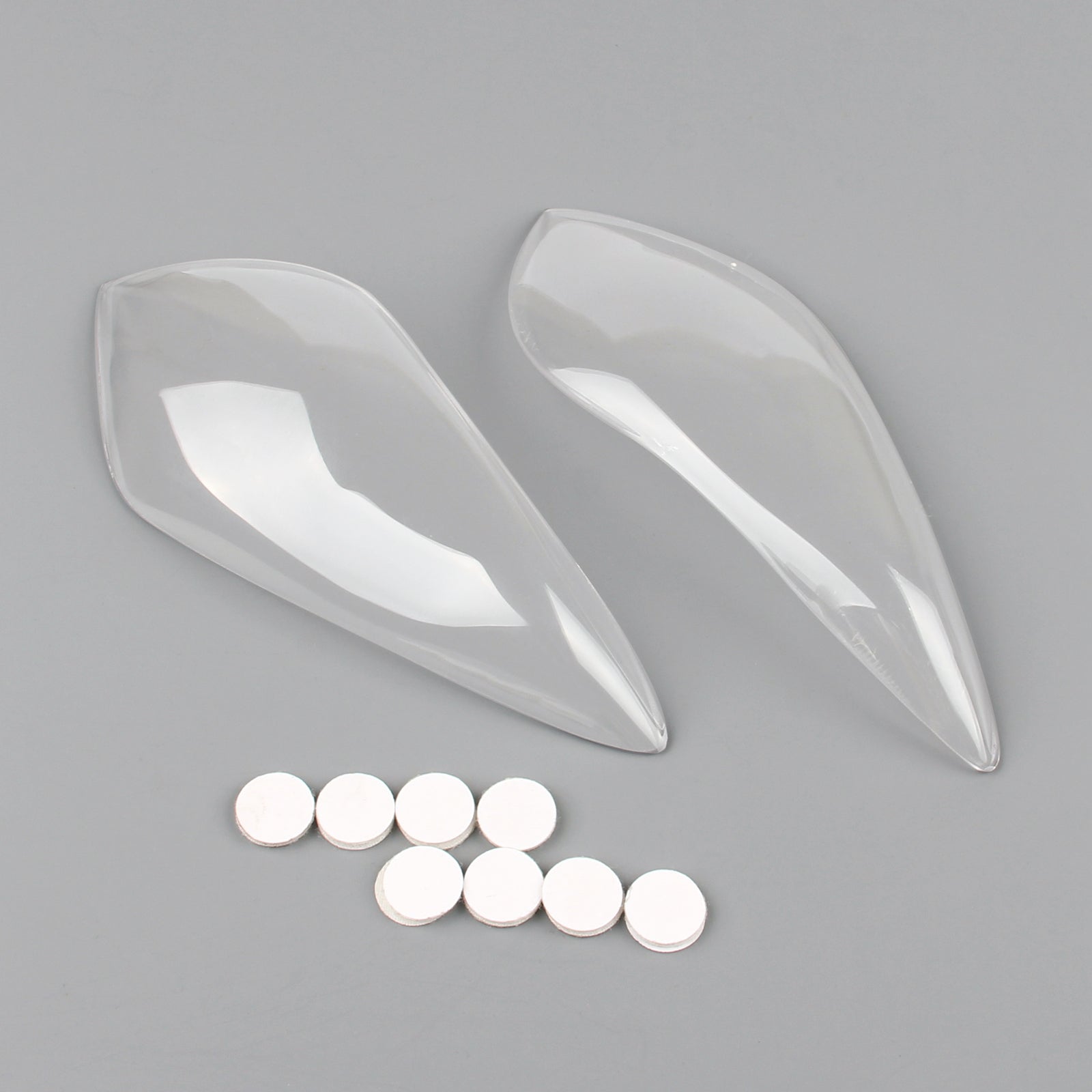 2009-2011 Kawasaki ZX6R Headlight Lens Cover Shield White