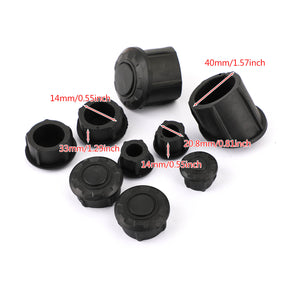 9Pcs Frame Hole Caps Plugs Fit for BMW R 1200 1250 GS / LC / Adventure 14-19